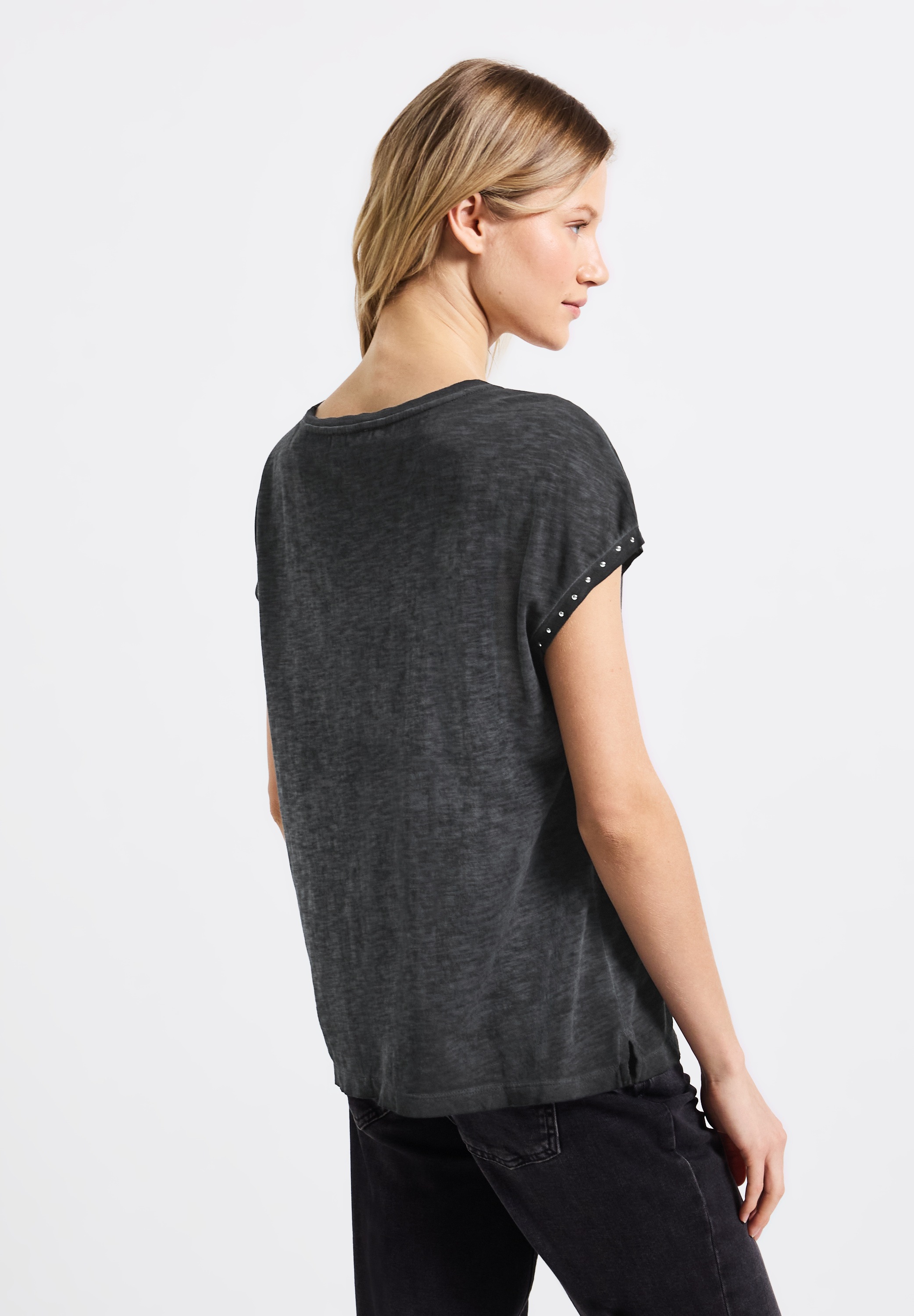STREET ONE T-Shirt, mit U-Boot-Ausschnitt günstig online kaufen