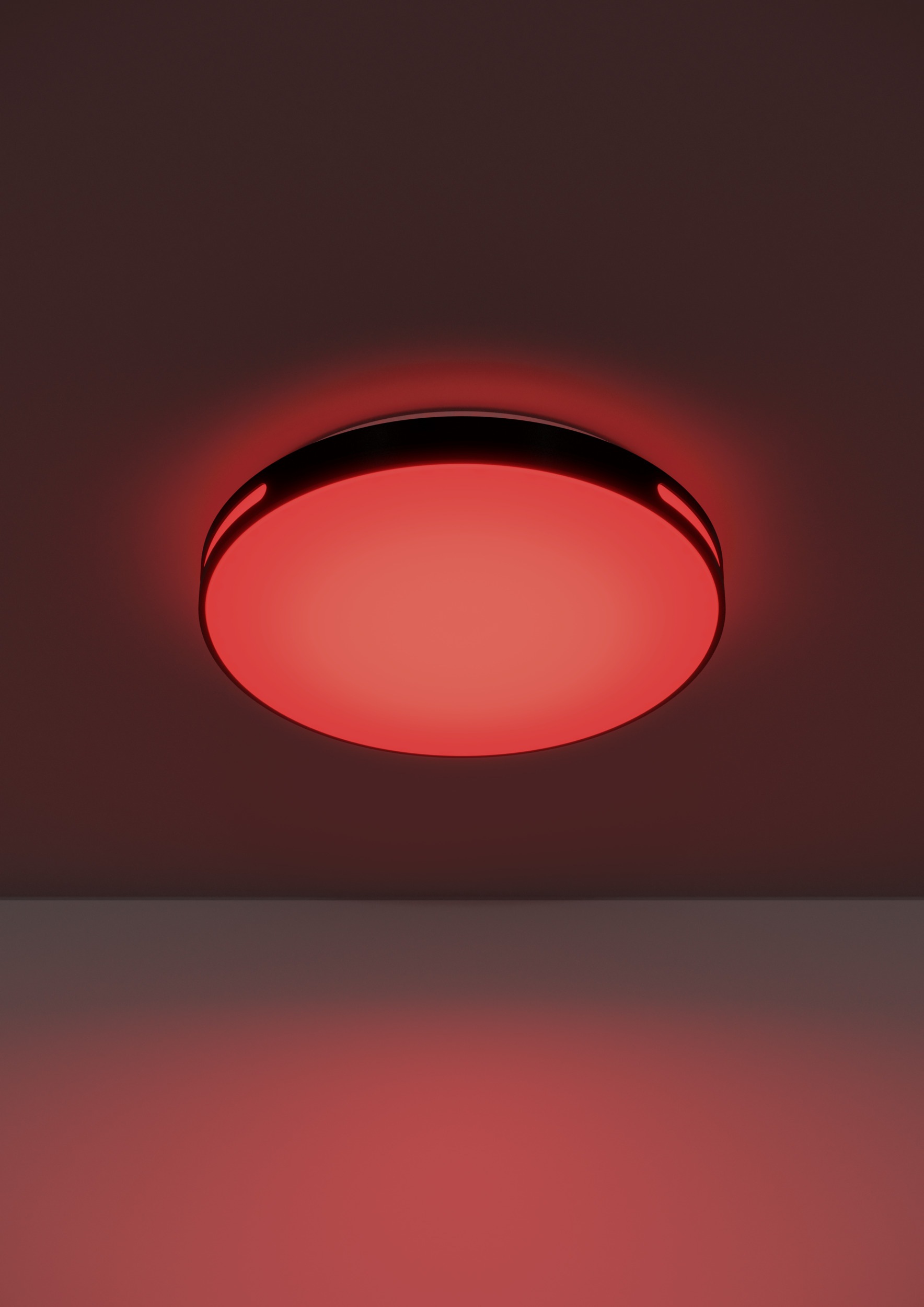 EGLO LED Deckenleuchte »MONTEGRANARO-Z Deckenlampe, Disco-Modus, ZigBee 3.0, Wohnzimmerlampe« LED-Modul 1 Stk. RGB | warmweiß - kaltweiß Fernbedienung inkl., App / Sprachsteuerung Alexa, H:7,7cm x D:39,4 cm