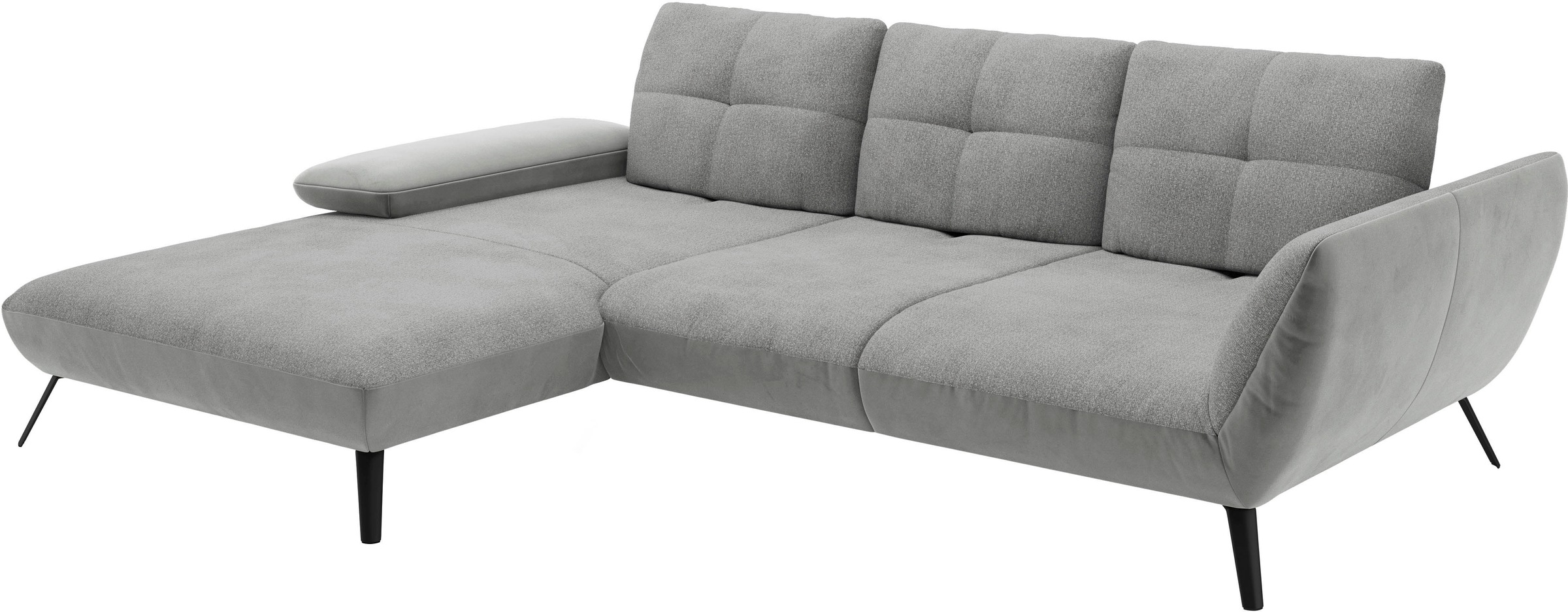 Places of Style Ecksofa »Mikado L-Form«, inkl. Sitztiefenverstellung und Armteilverstellung