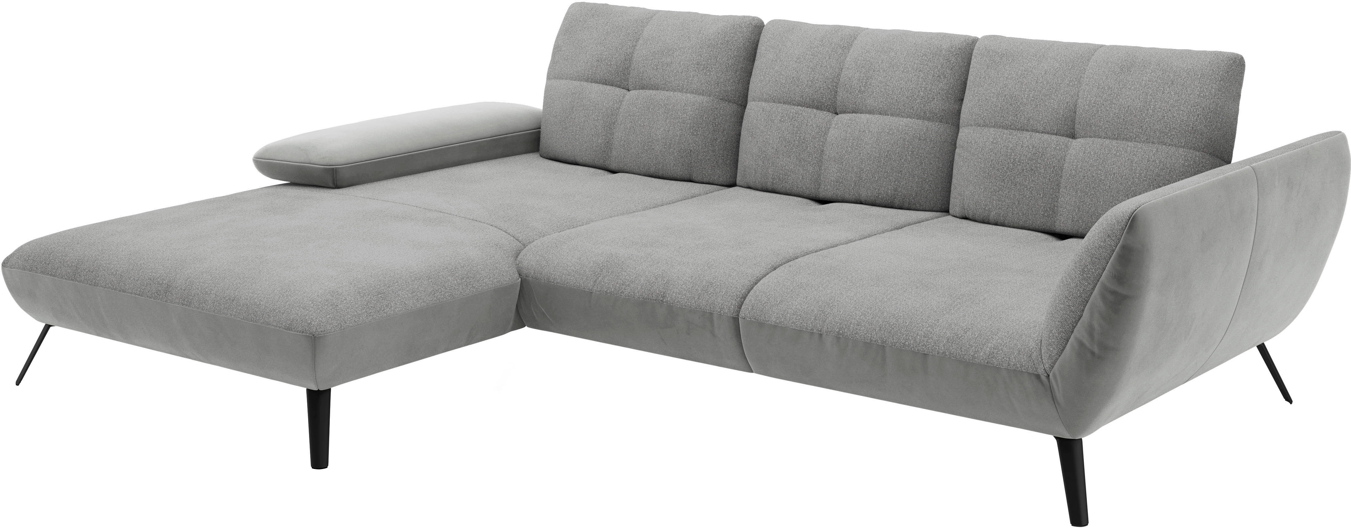 Thumbnail - Places of Style Ecksofa "Mikado L-Form", inkl. Sitztiefenverstellung und Armteilverstellung