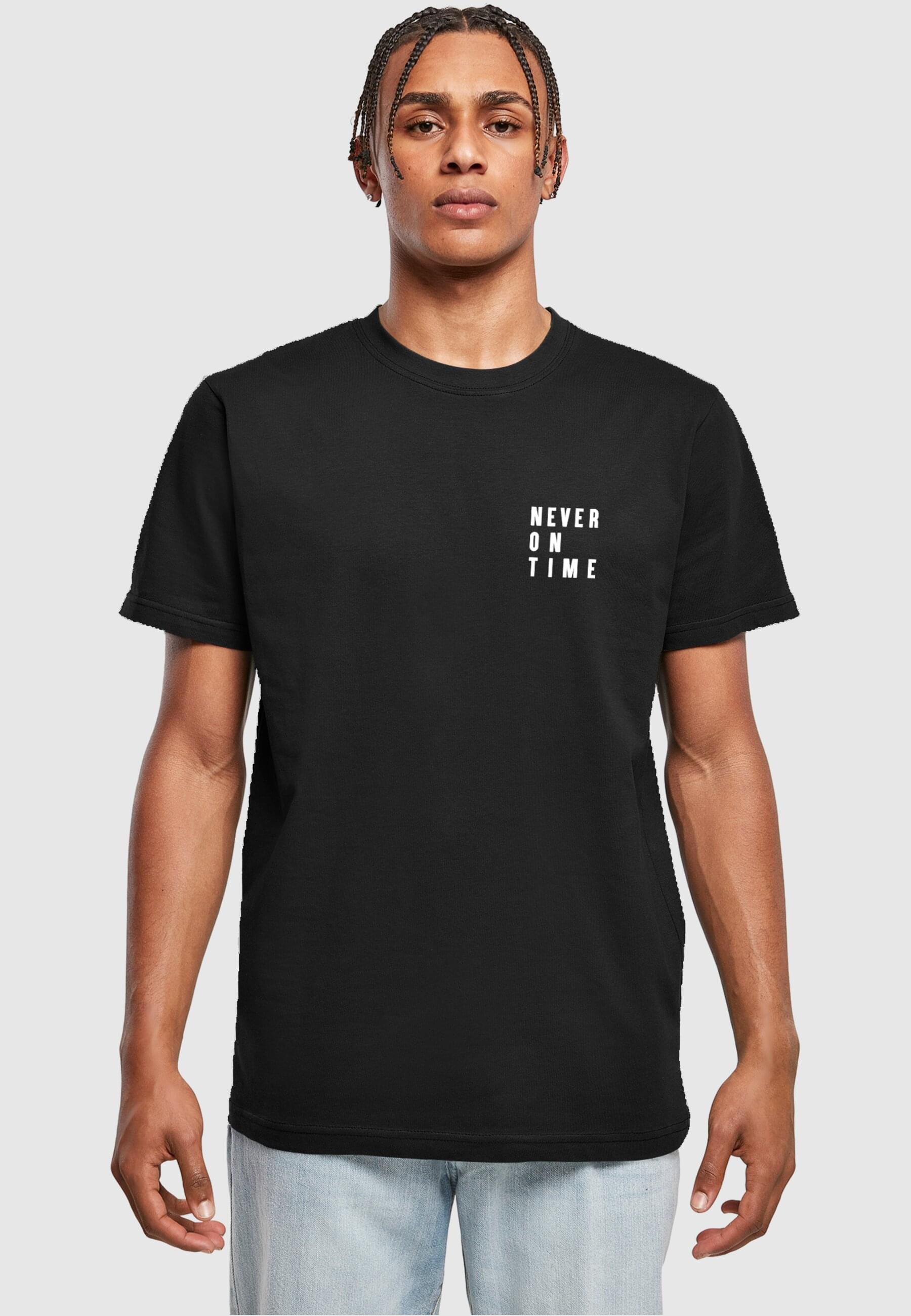 Thumbnail - MisterTee Kurzarmshirt "MisterTee Damen Never On Time Tee", (1 tlg.)