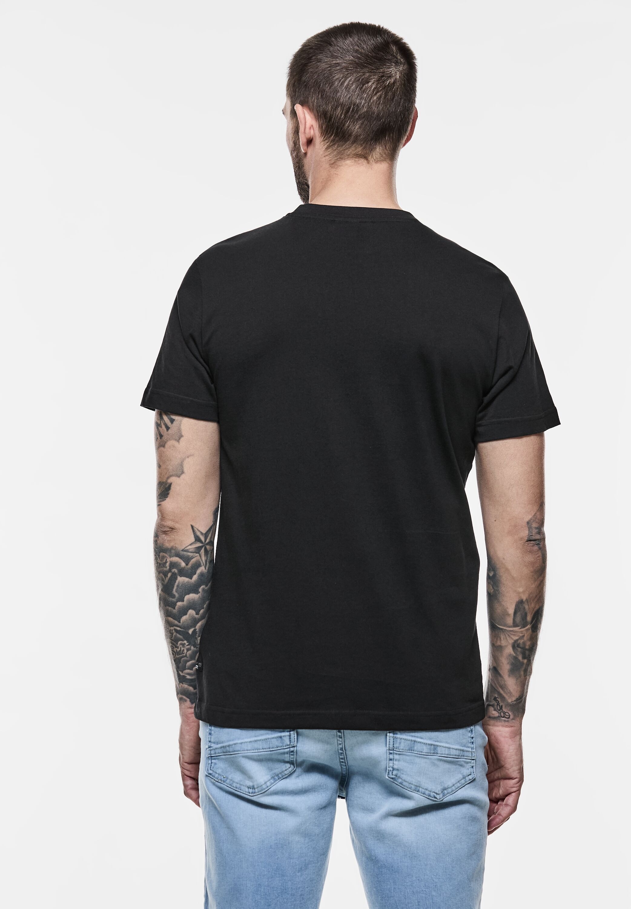 STREET ONE MEN T-Shirt, aus reiner Baumwolle