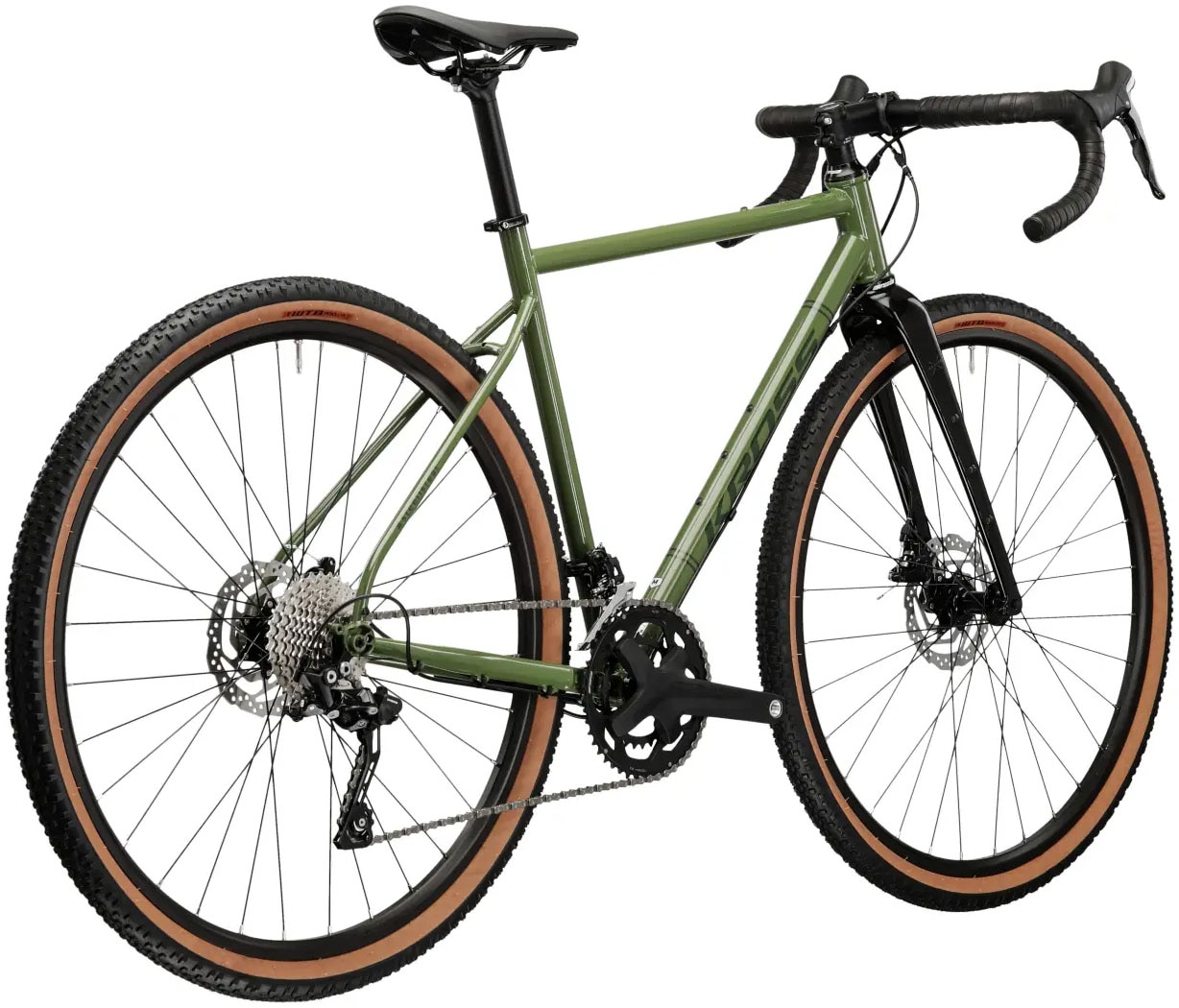 Kross Gravelbike »Gravelbike Esker 1.0 grün 20 Gänge«, 20 Gang, Shimano, GRX RX400 Schaltwerk, Kettenschaltung