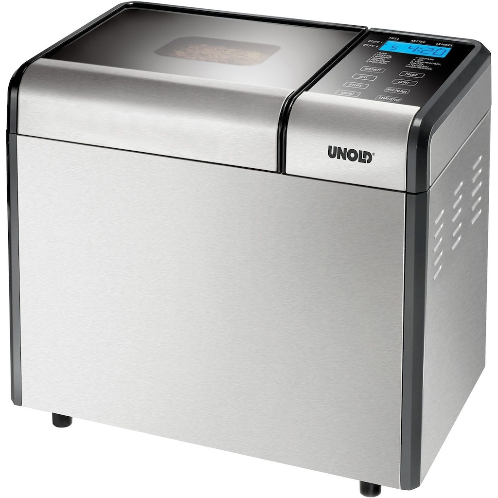 Unold Brotbackautomat »Backmeister® Top Edition 68415«, 12 Programme, 615 W, FUSION Sol-Gel Keramik Antihaftbeschichtung