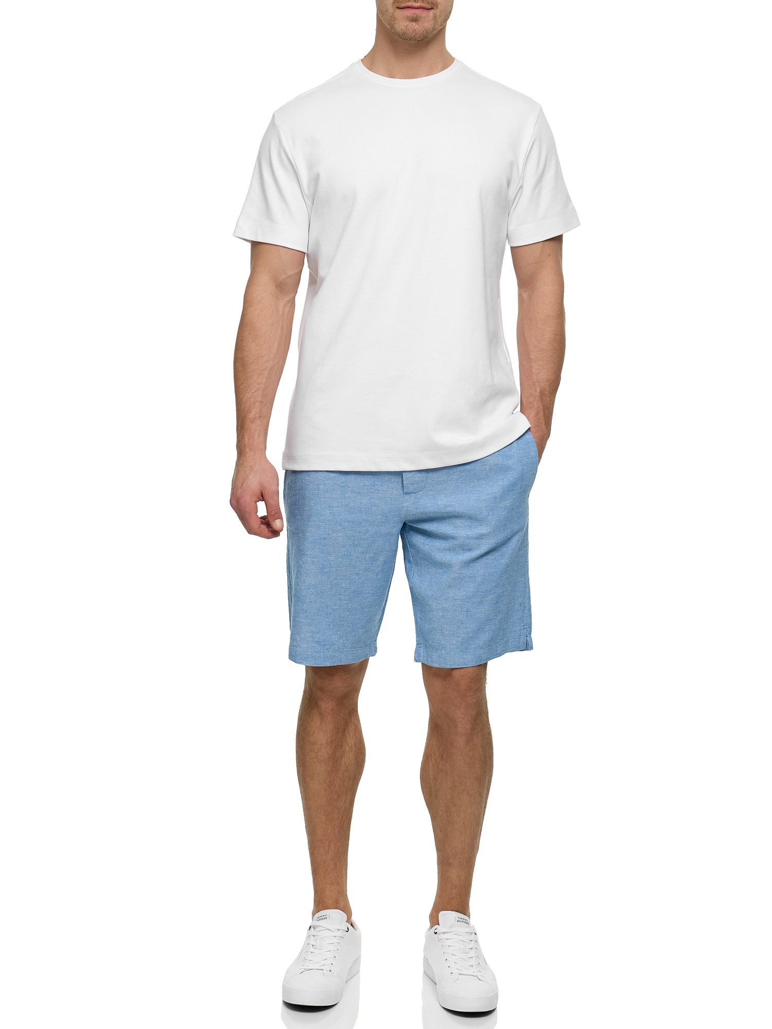 Indicode Leinenhose »INLeoni Shorts«