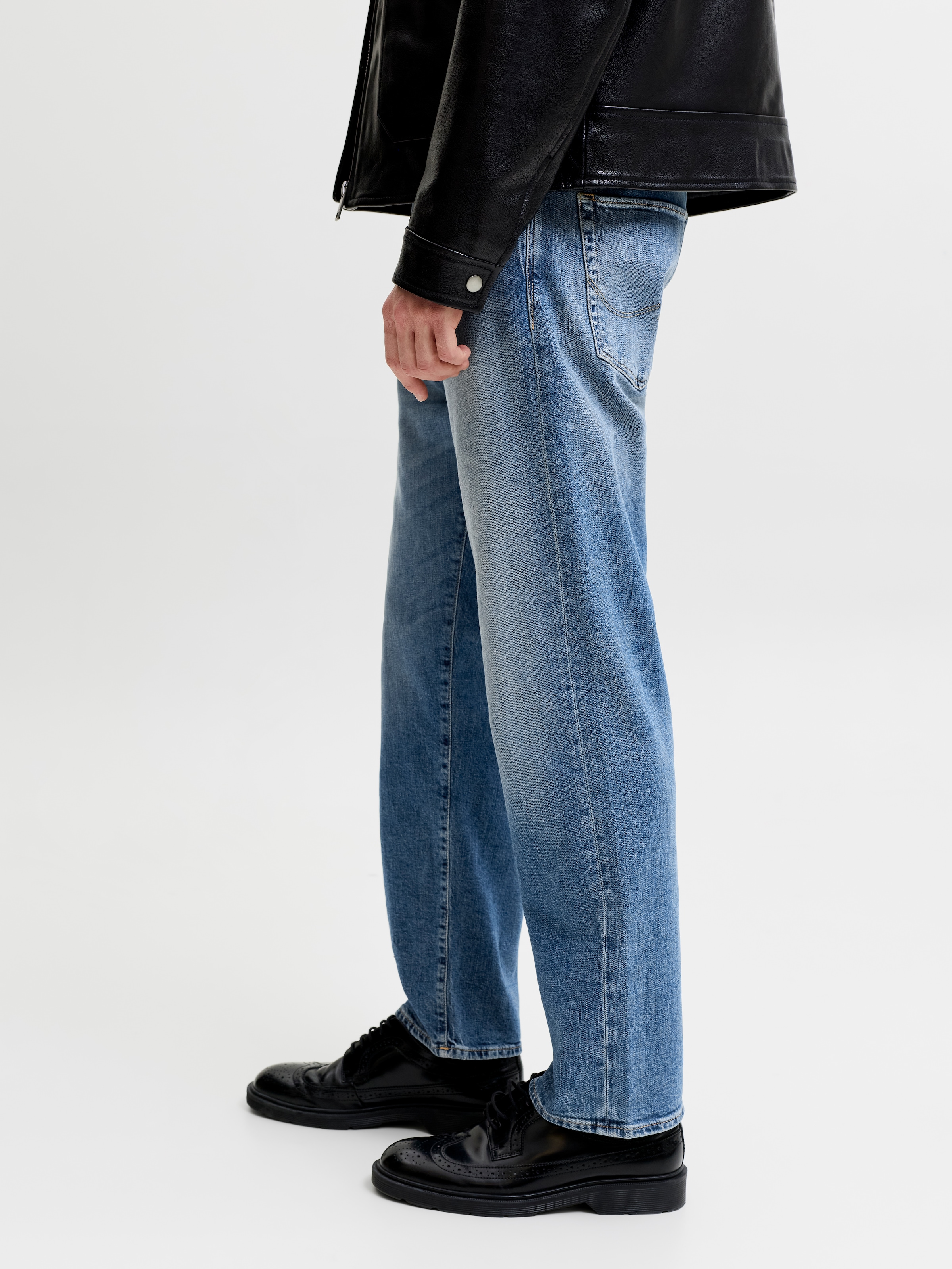 Jack & Jones Relax-fit-Jeans »JJICHRIS JJICON JOS« Baumwollmischung, relaxed fit