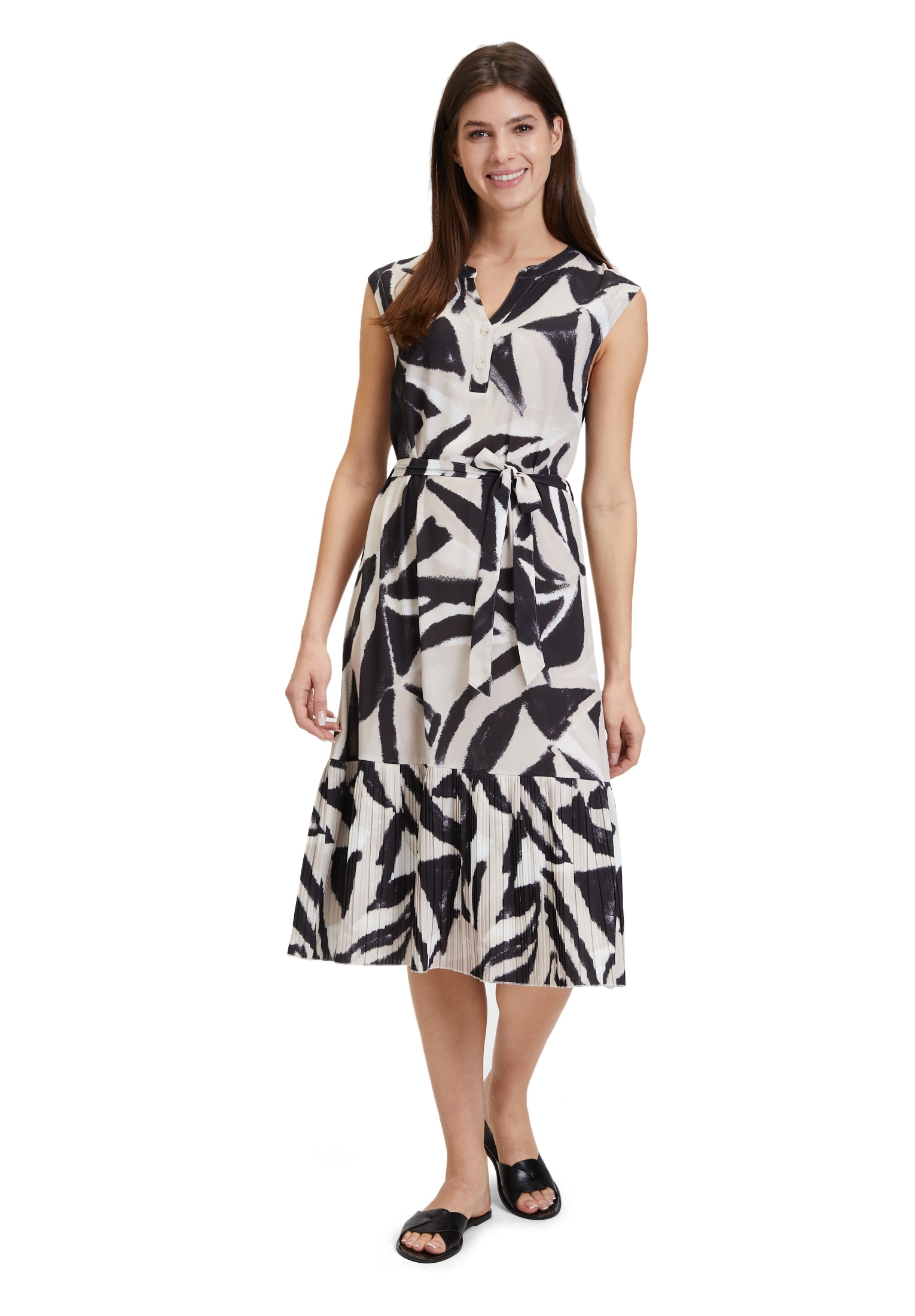 Betty&Co Volantkleid "Betty & Co Damen Sommerkleid Volantkleid mit Print", günstig online kaufen