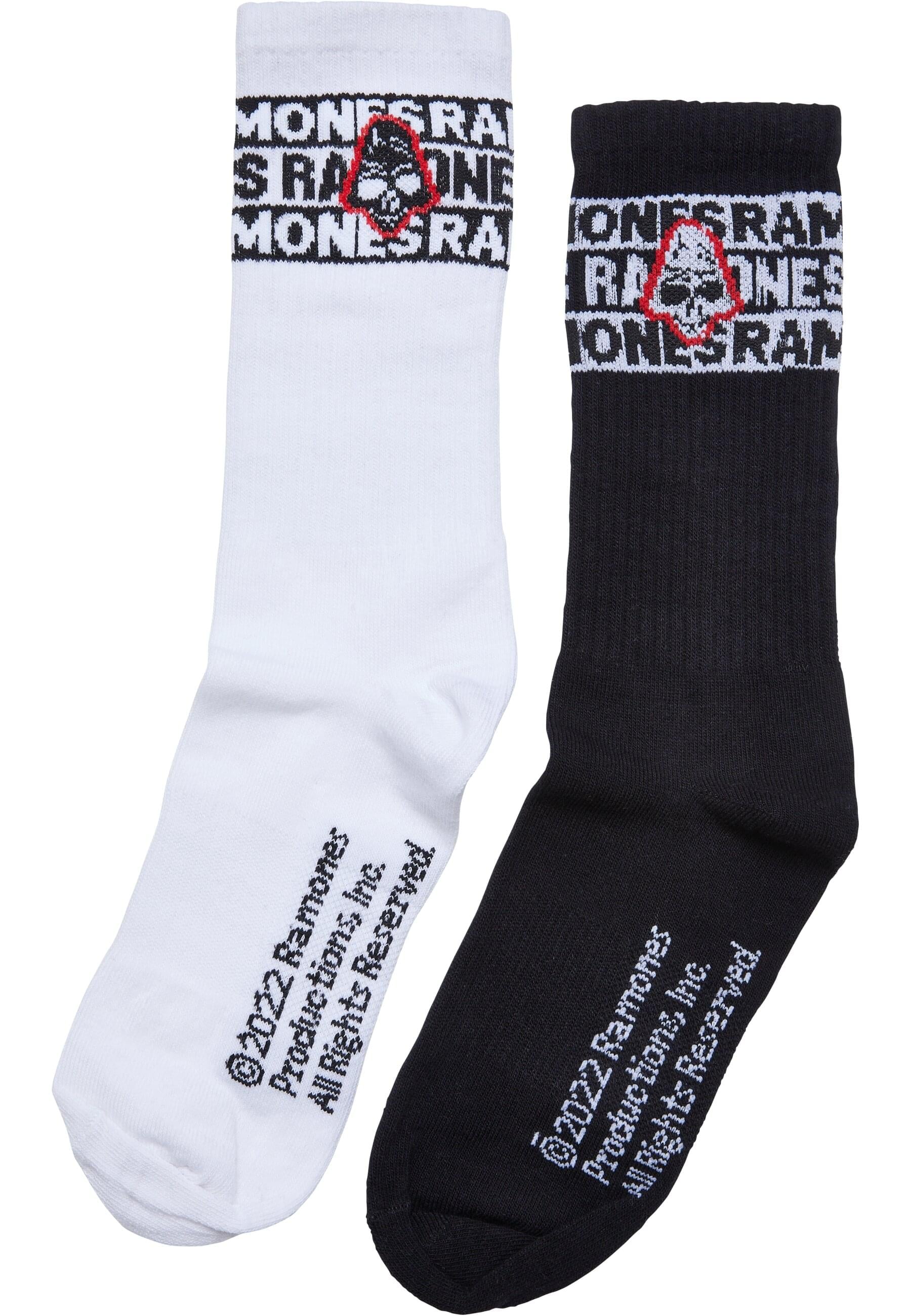 Basicsocken »Merchcode Accessoires Ramones Skull Socks 2-Pack«, (1 Paar)