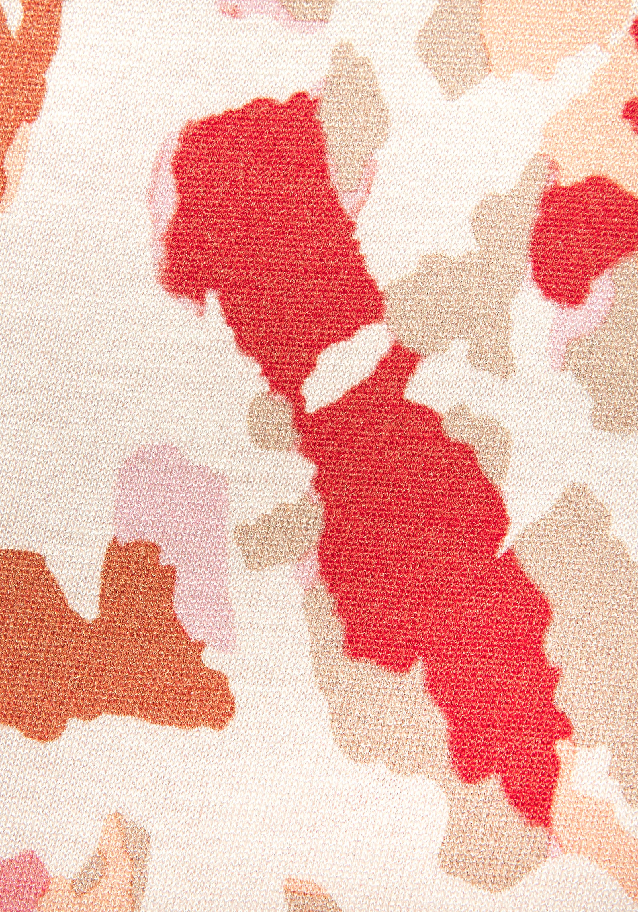 Buffalo Maxikleid, Alloverprint, Bandeaukleid, sommerlich, verspielt