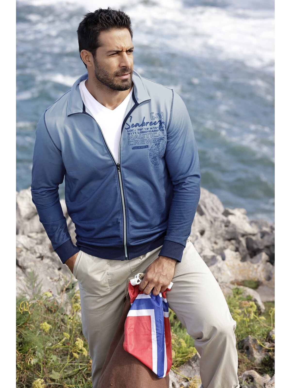 Jan Vanderstorm Sweatjacke »Sweatjacke JAIS«