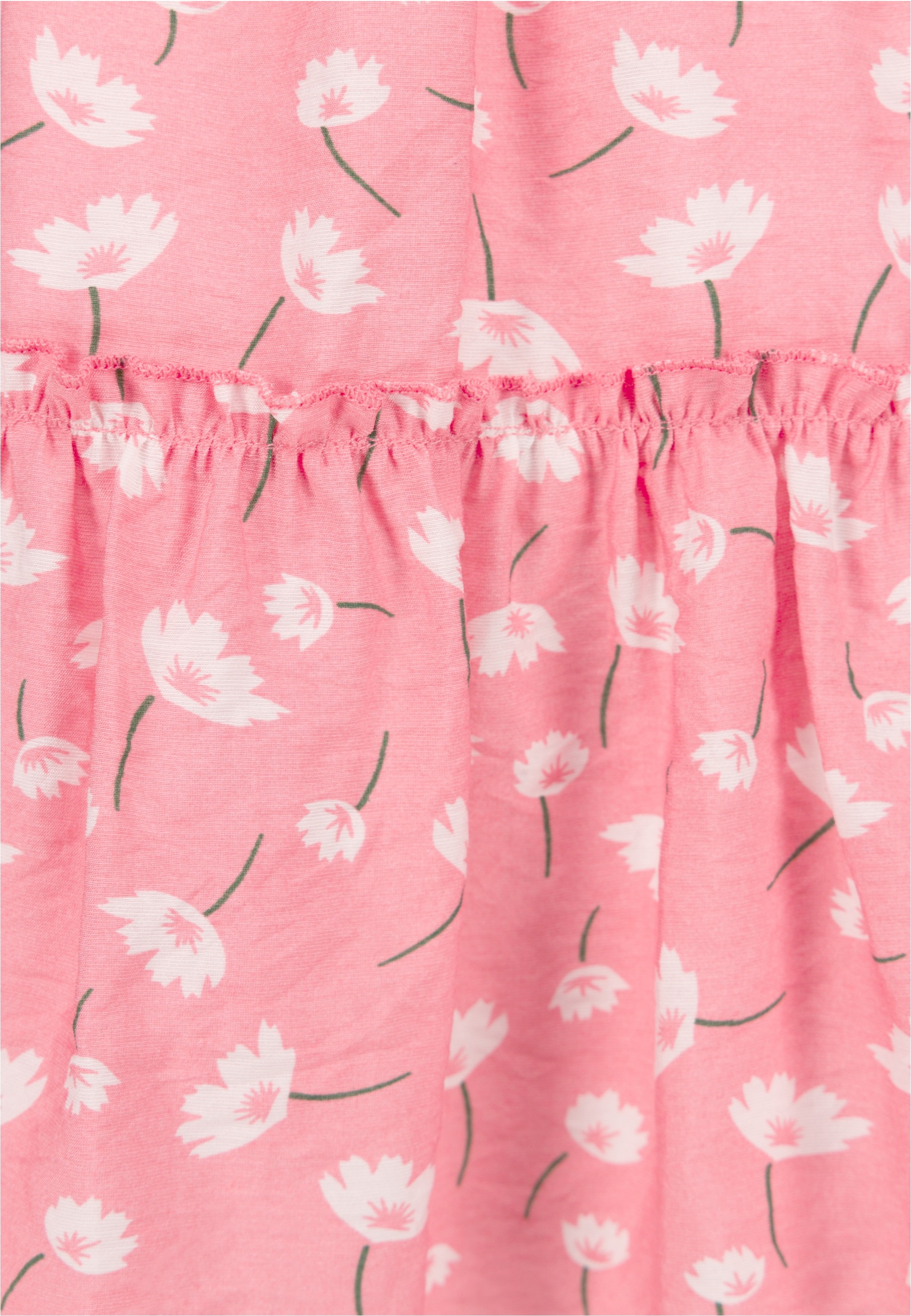 SALT AND PEPPER Jerseykleid »Kids Park«, mit Blumen-Print und Rüschen