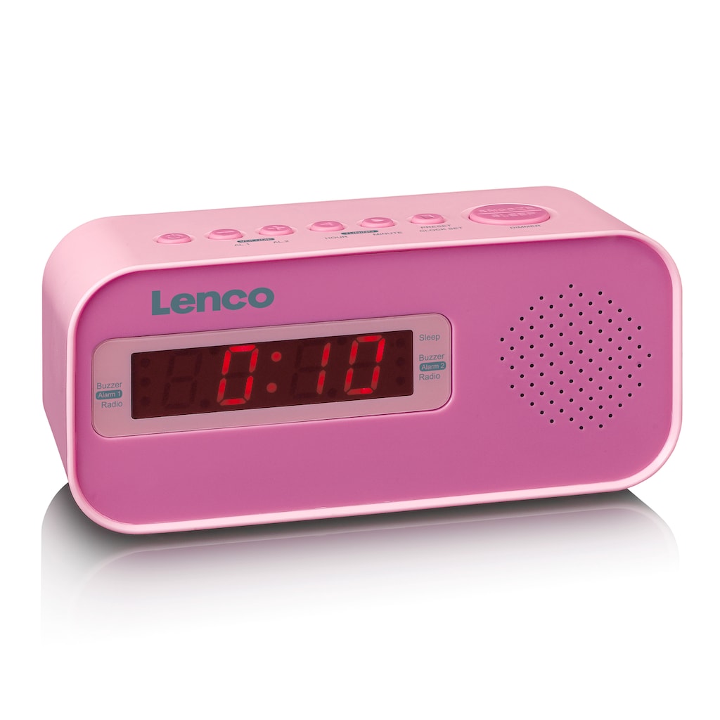 Lenco Uhrenradio »CR-205«, (FM-Tuner)