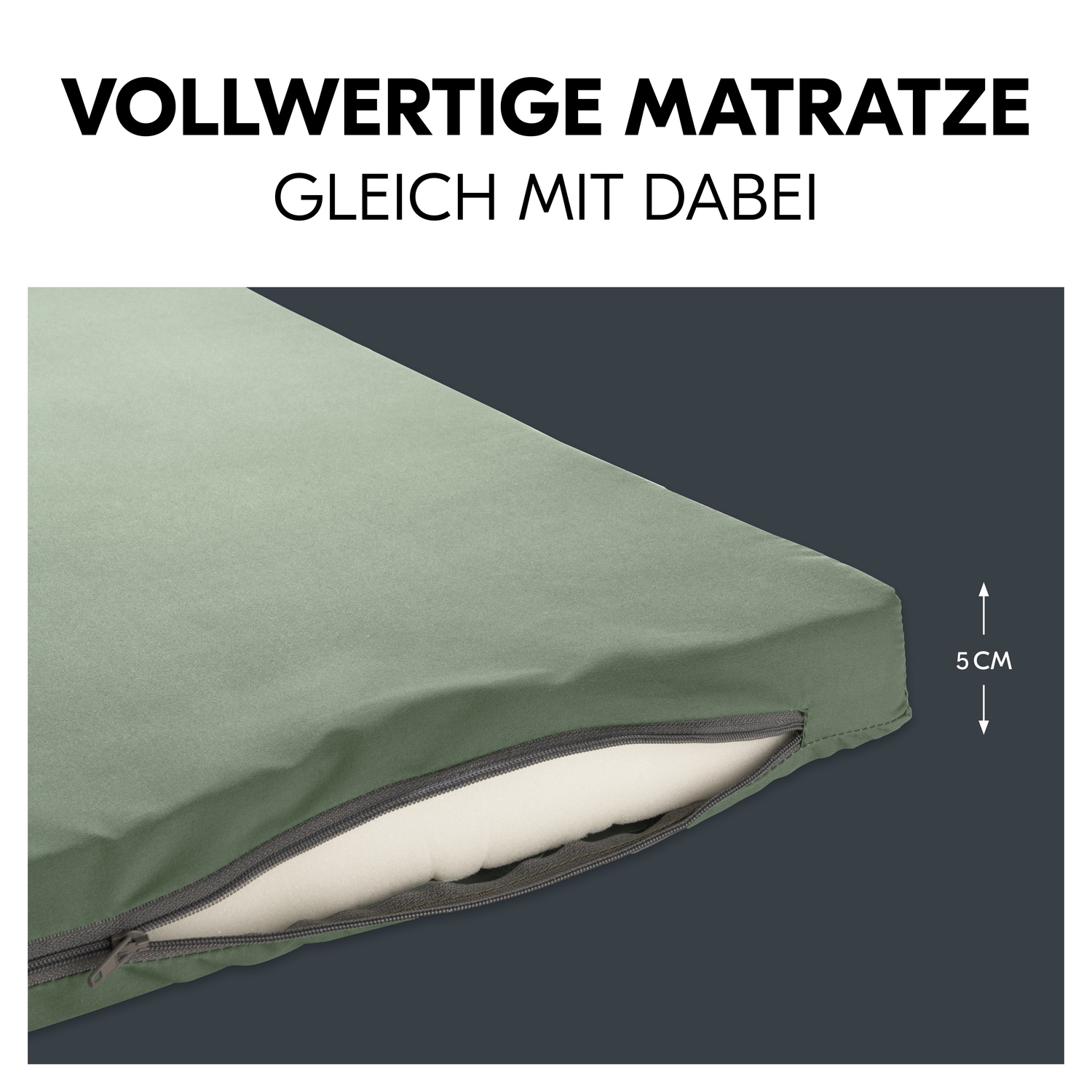 Hauck Baby-Reisebett »Sleep N Play SQ, Set dark green«, inklusive Schaumstoff-Matratze