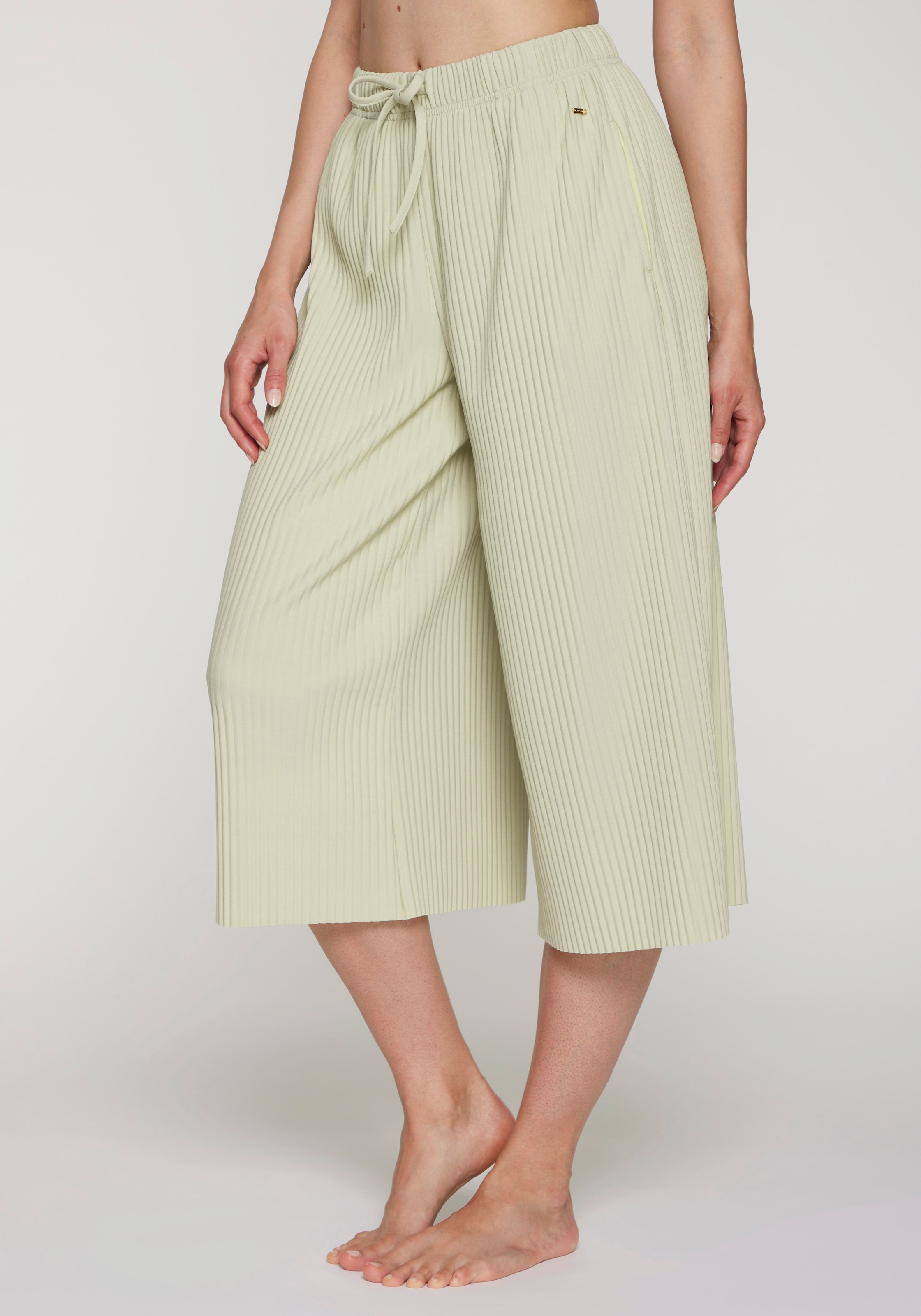 LASCANA Culotte, in weiter Form mit Plisseefalten günstig online kaufen