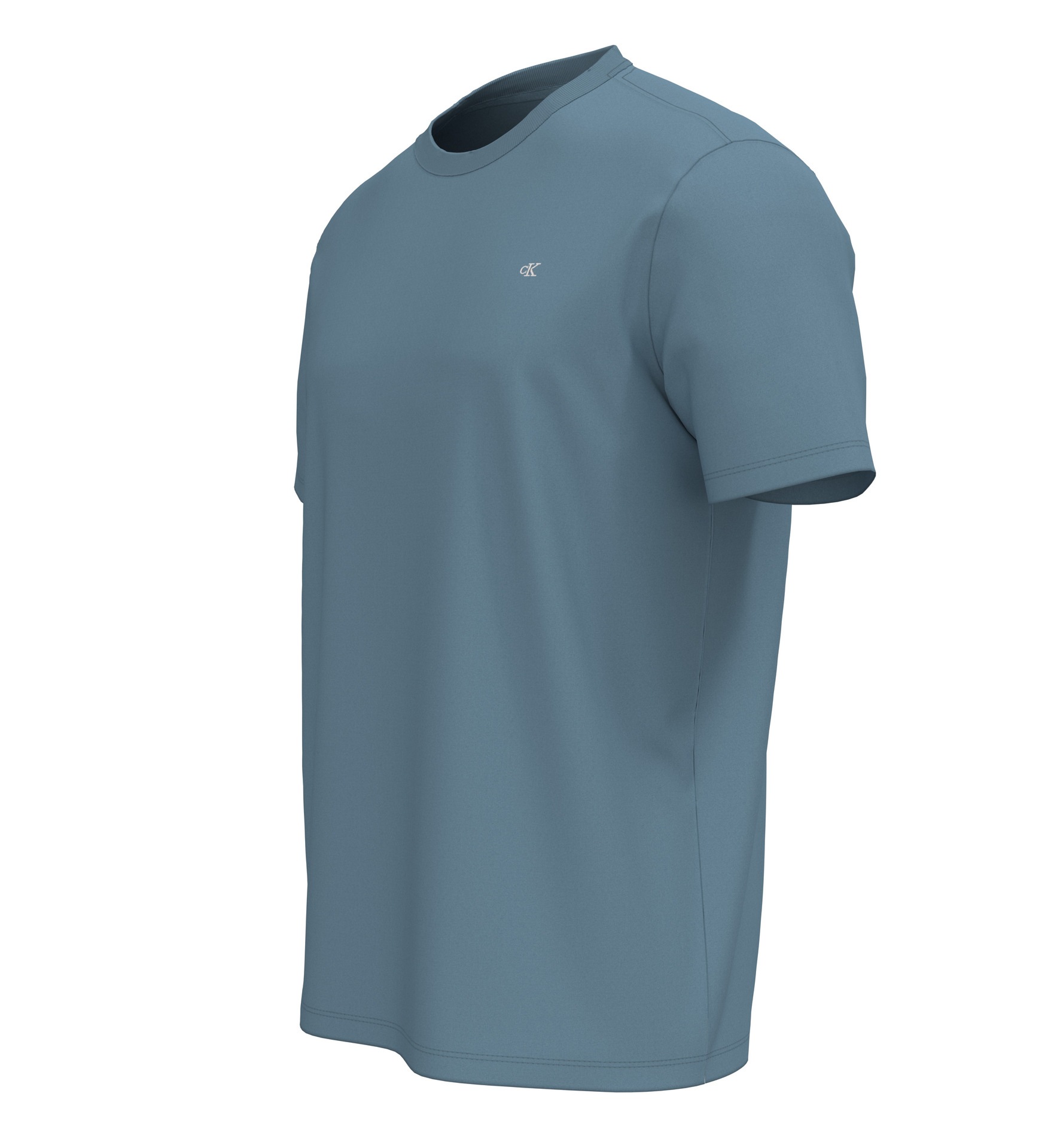 Calvin Klein Jeans T-Shirt »SS SMOOTH CTTN SOLID CREWNK TEE«, mit Logo