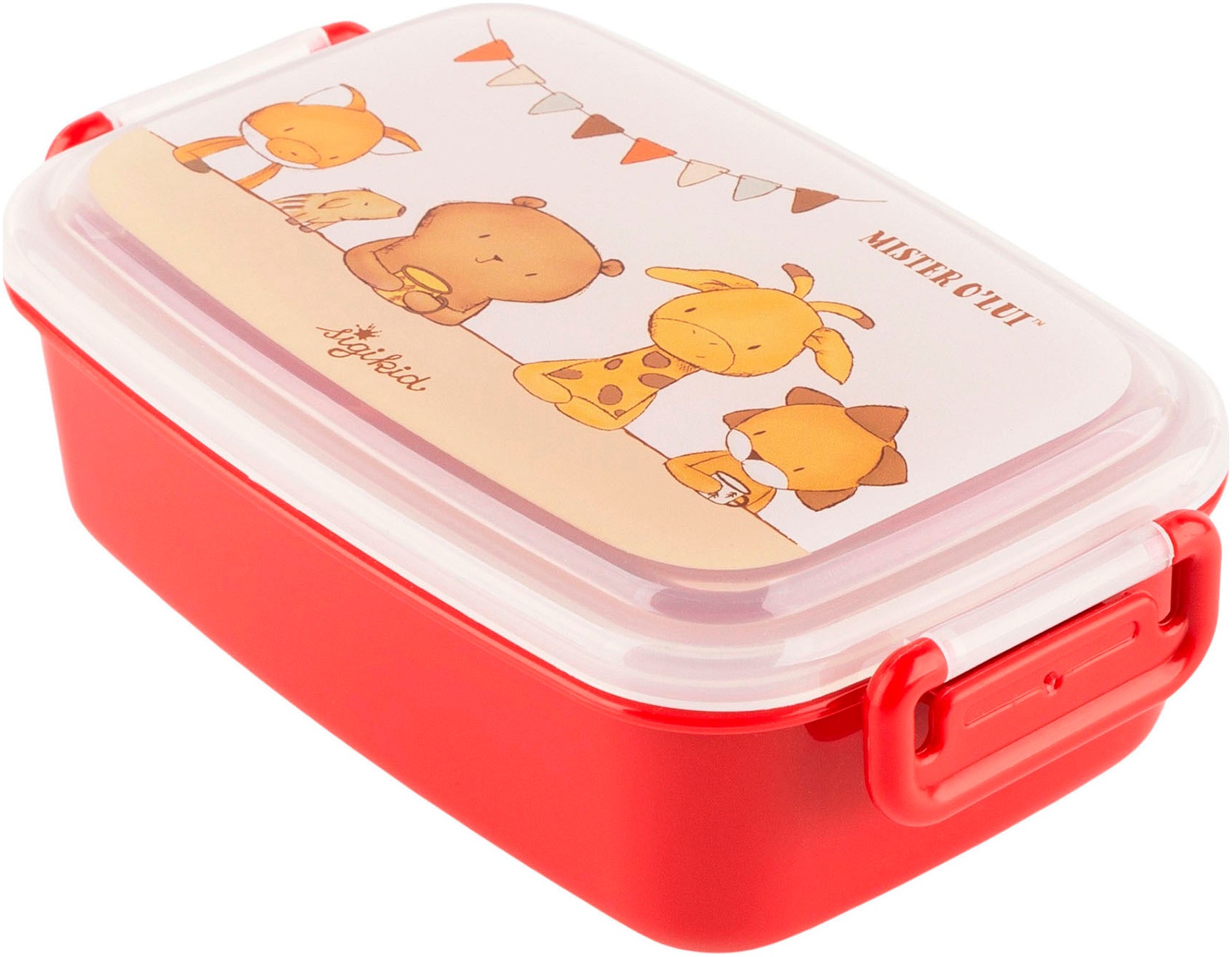 Sigikid Lunchbox »5 Kuschel-Freunde klein, Mister O'Lui«, (2 tlg.)
