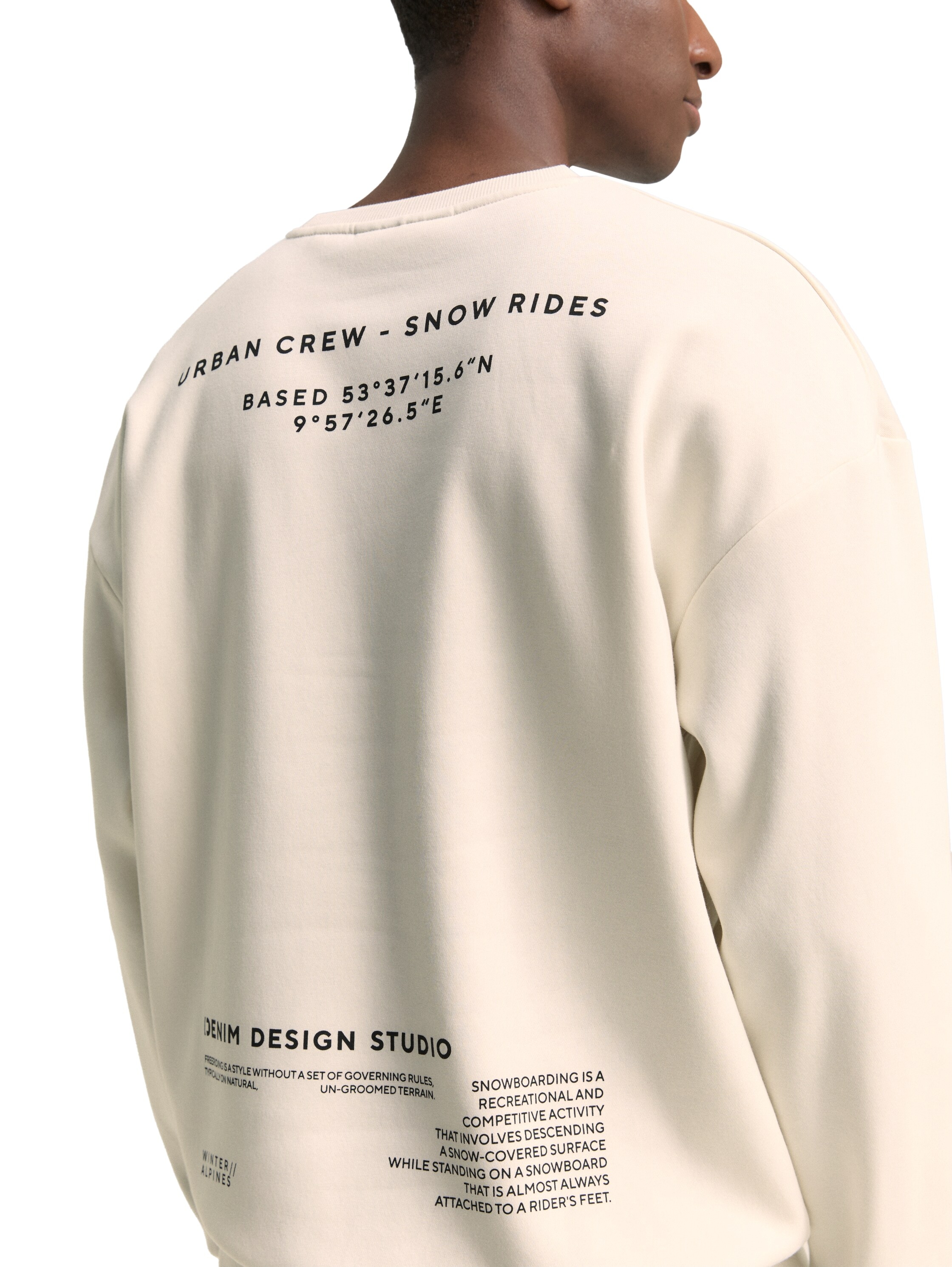 TOM TAILOR Denim Sweatshirt, mit Schriftzügen