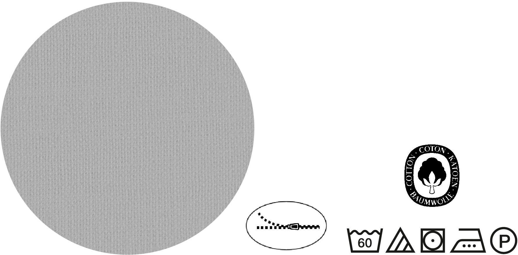 Cinque Wendebettwäsche »0041702« 2 Stk. tlg. hautfreundlich, pflegeleicht, Reißverschluss, ganzjährig einsetzbar