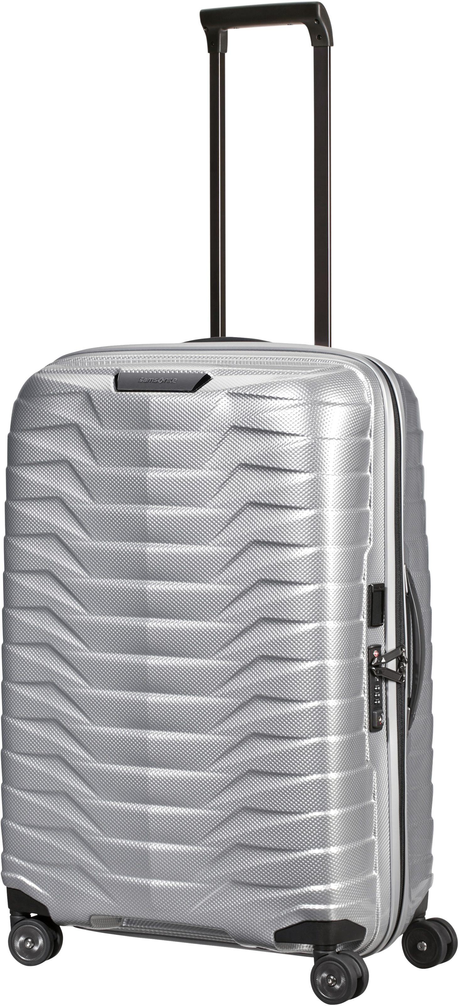 Samsonite Hartschalen-Trolley "PROXIS 69", 4 St. Rollen, Reisekoffer Aufgabegepäck TSA-Zahlenschloss Made in Europe