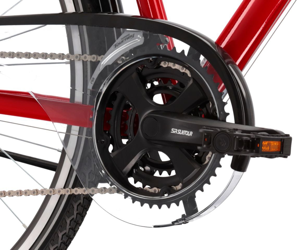 Kross Trekkingrad »Trekkingrad Trans 3.0 rot 21 Gänge«, 21 Gang, Shimano, ACERA M3020 Schaltwerk, Kettenschaltung
