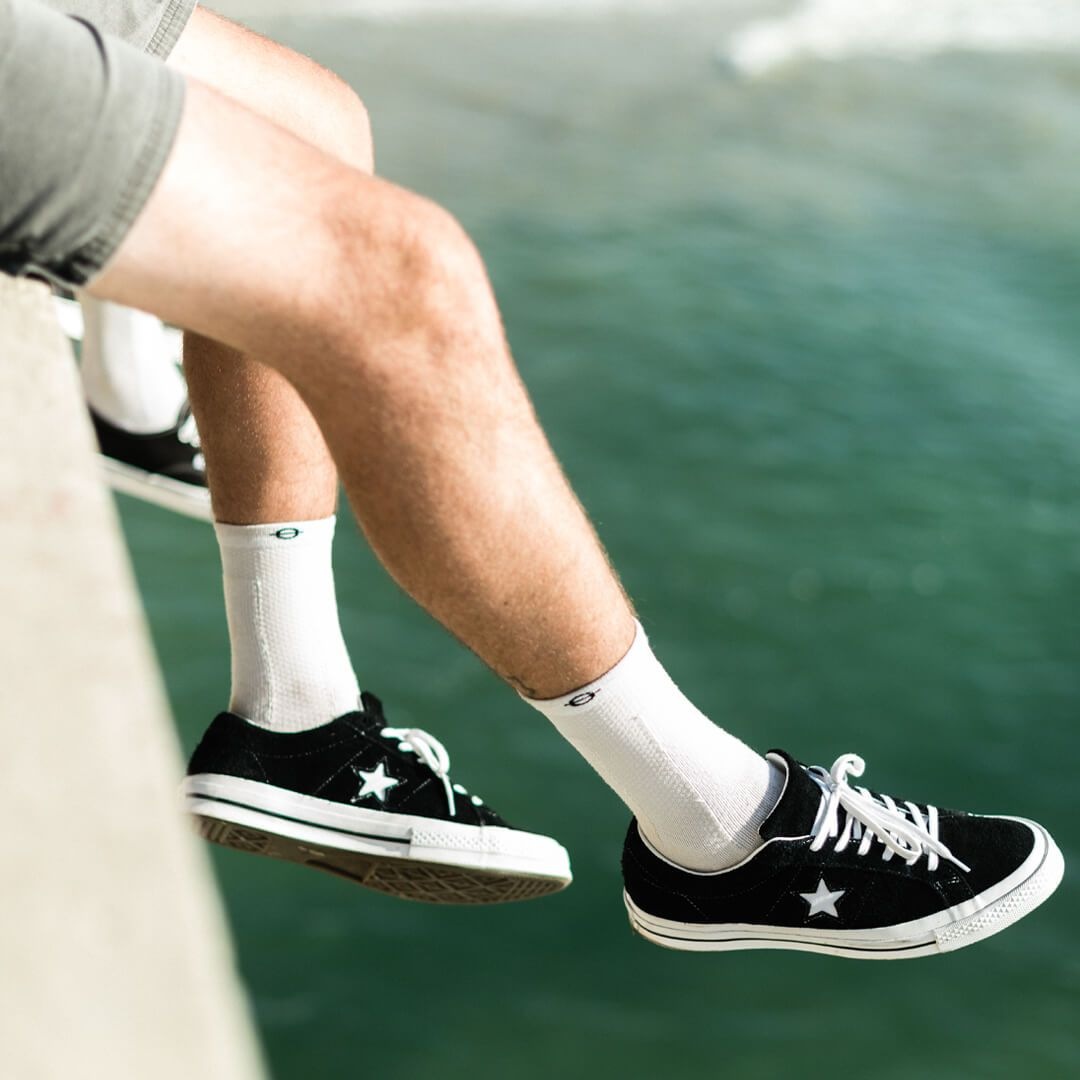 Lasso Gear Tennissocken »Lasso Gear LASSO CREW Performance Compression Socks White«