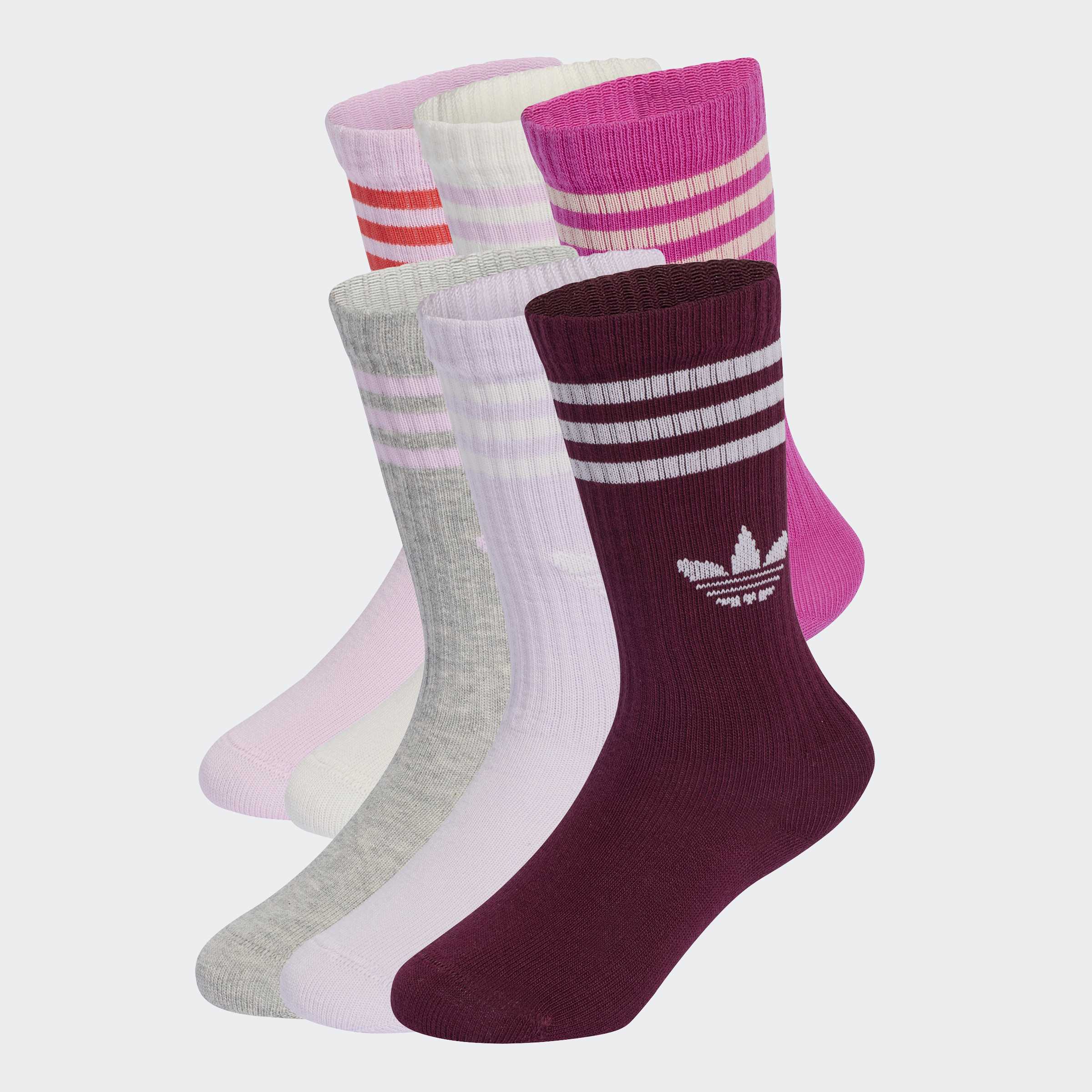 adidas Originals "3-STREIFEN KIDS CREW 6 PARA" 6 Paar tlg.