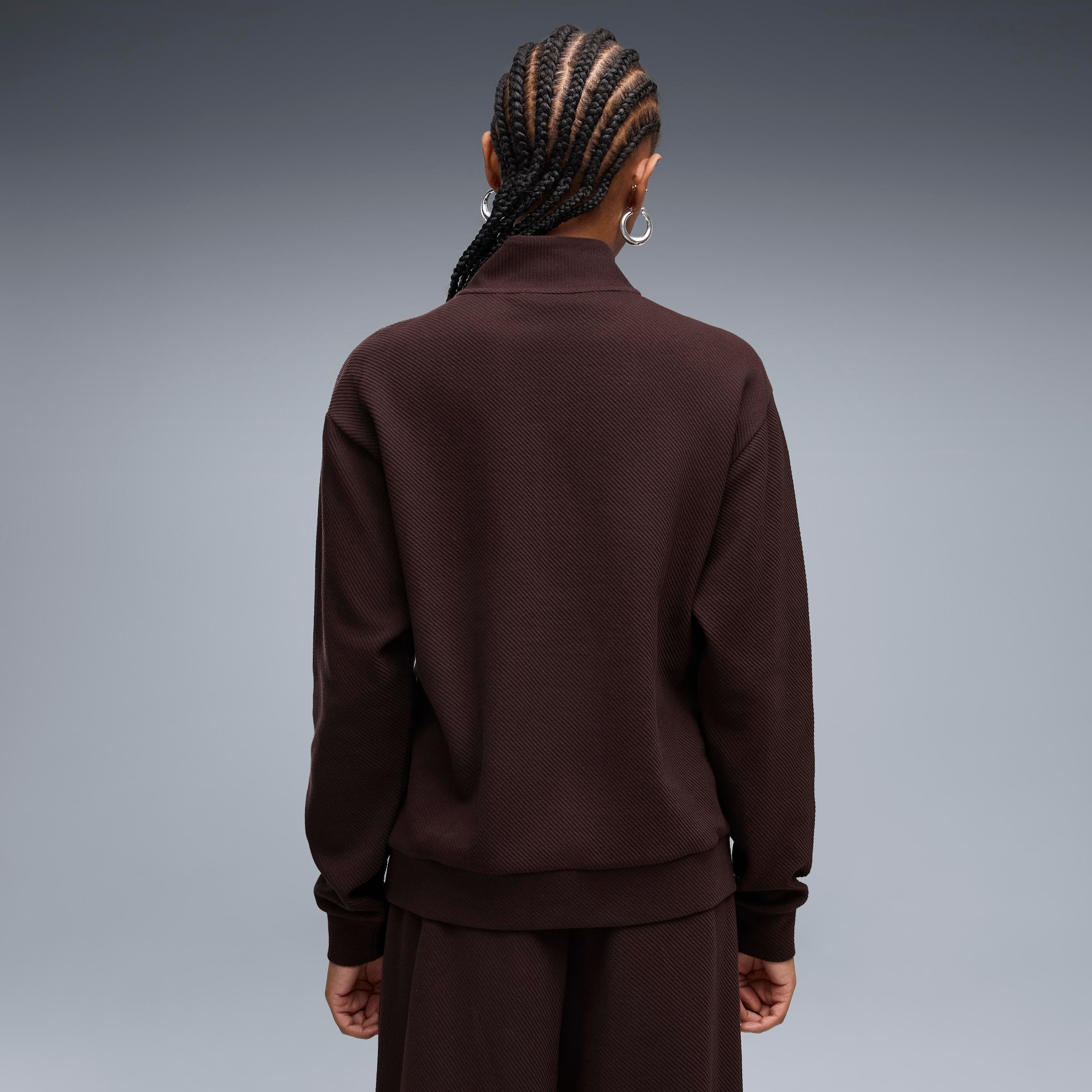 PUMA Langarmshirt »ESS ELEVATED STANDARD HALF-ZIP« mit sportlichem Stil, unifarbenes Design, ohne Kapuze, normale Länge