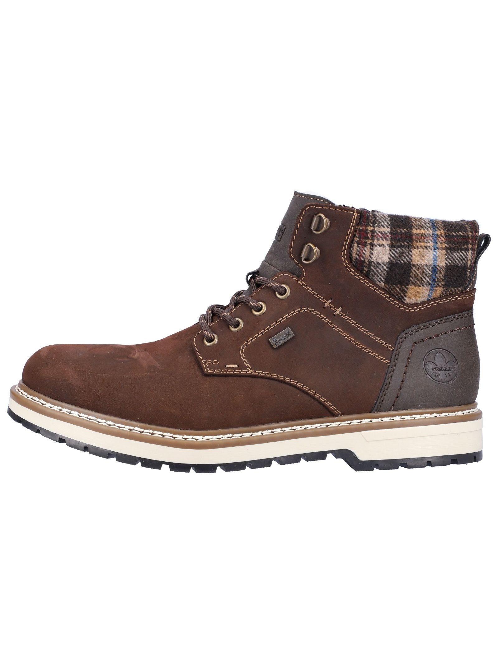 Rieker Schnürstiefelette »Rieker Stiefelette Leder/Textil«