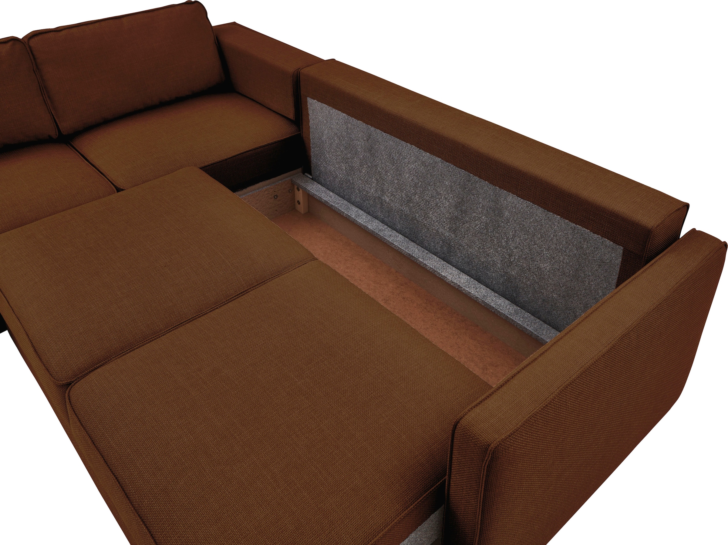 ATLANTIC home collection Schlafsofa »Chill«, Ecksofa mit Bettfunktion und Bettkasten