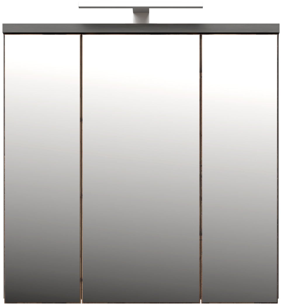 FORTE Spiegelschrank »Veris«, Spiegelhängeschrank, Beleuchtung, Stauraum