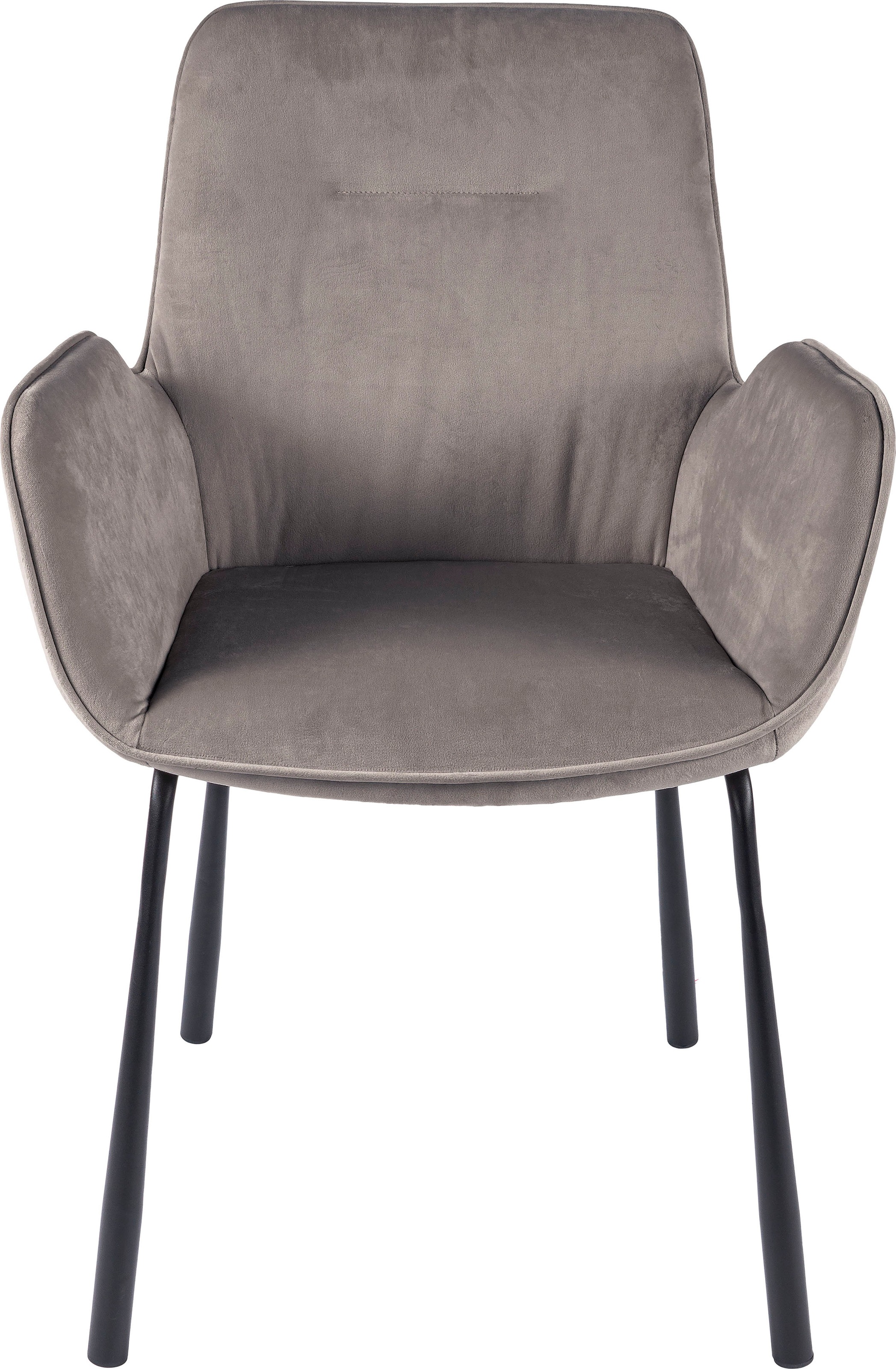Kayoom Polsterstuhl »Stuhl Eliot 125, Retro-Stuhl,elegantes Design in schlichter Gestaltung«, 1 St., stilvoll, pflegeleicht, Rückenlehne mit stilvoller Ziernaht