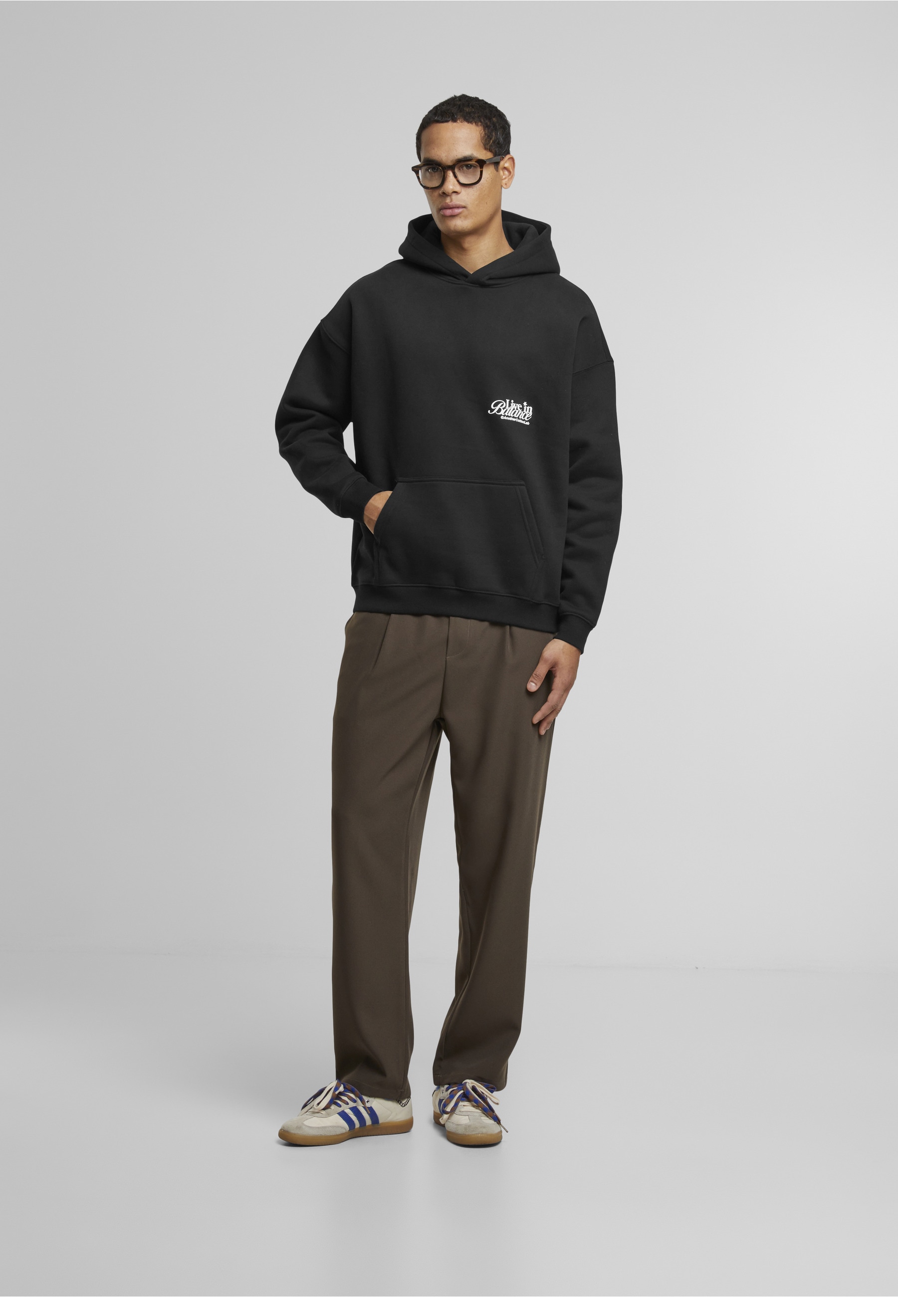 Another Cotton Lab Kapuzenpullover »Another Cotton Lab Live in Balance Heavy Oversized Hoodie« 1