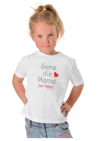 T-Shirt »TRIGEMA T-Shirt Mamas Liebling«, (1 tlg.)