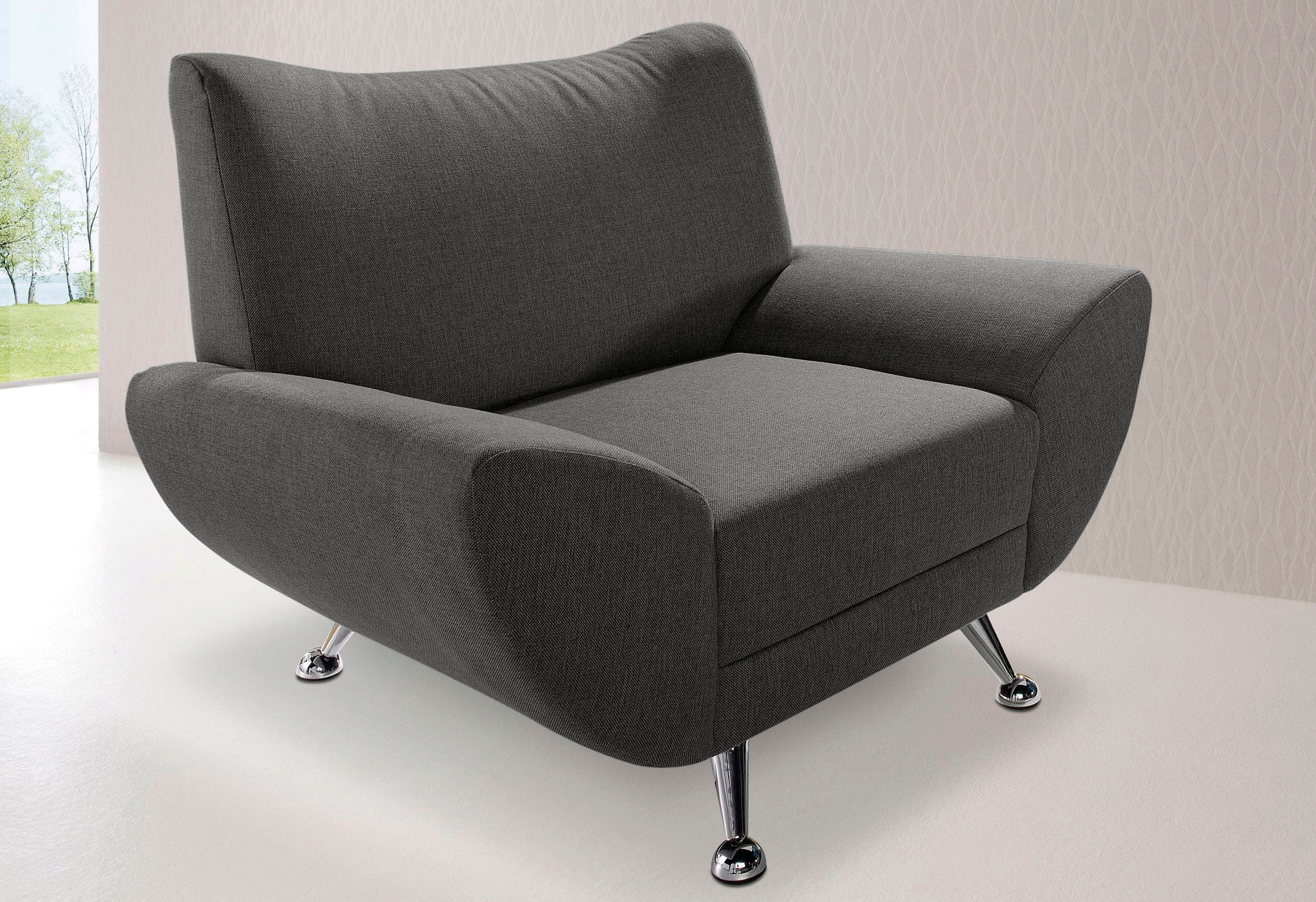 INOSIGN Sessel "Saltare elegant und komfortabel, toller Designfuß" günstig online kaufen