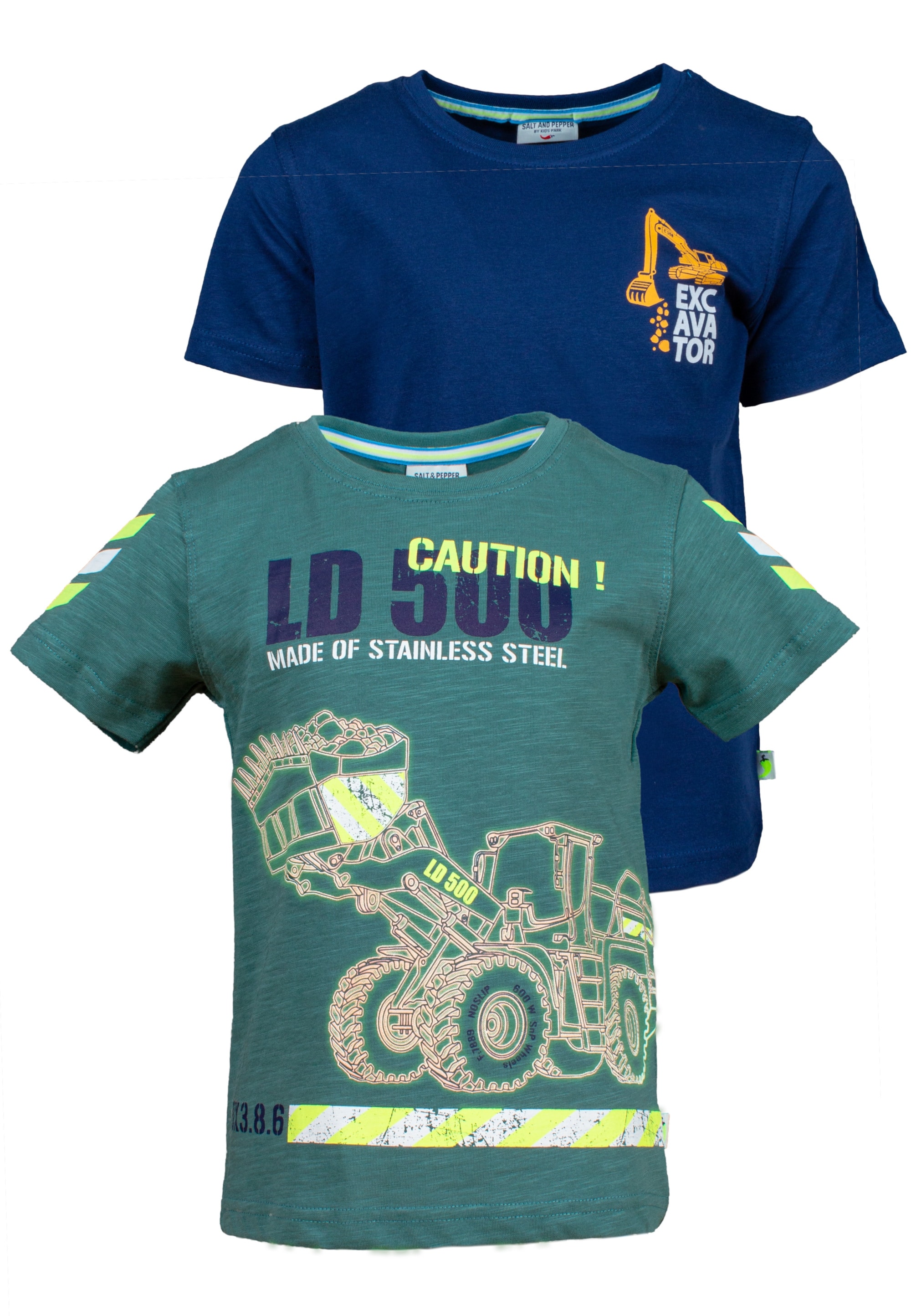 SALT AND PEPPER T-Shirt »Work Area«, (2 tlg.), im praktischen 2er-Pack