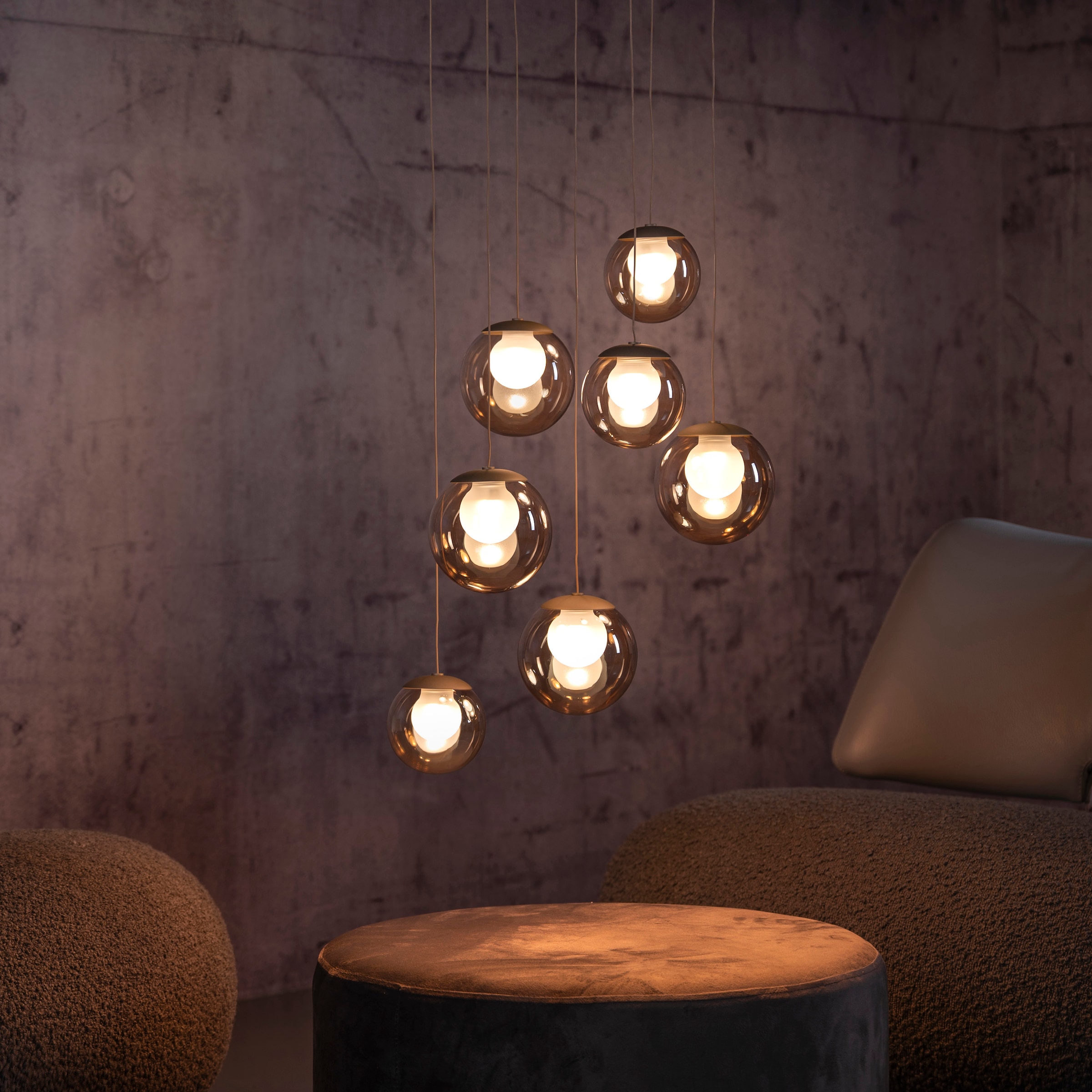 Neuhaus PURE LED Pendelleuchte »PURE Popup« LED-Board 1 Stk. warmweiß - kaltweiß Comfort Lift, CCT, dimmbar über Fernbedienung