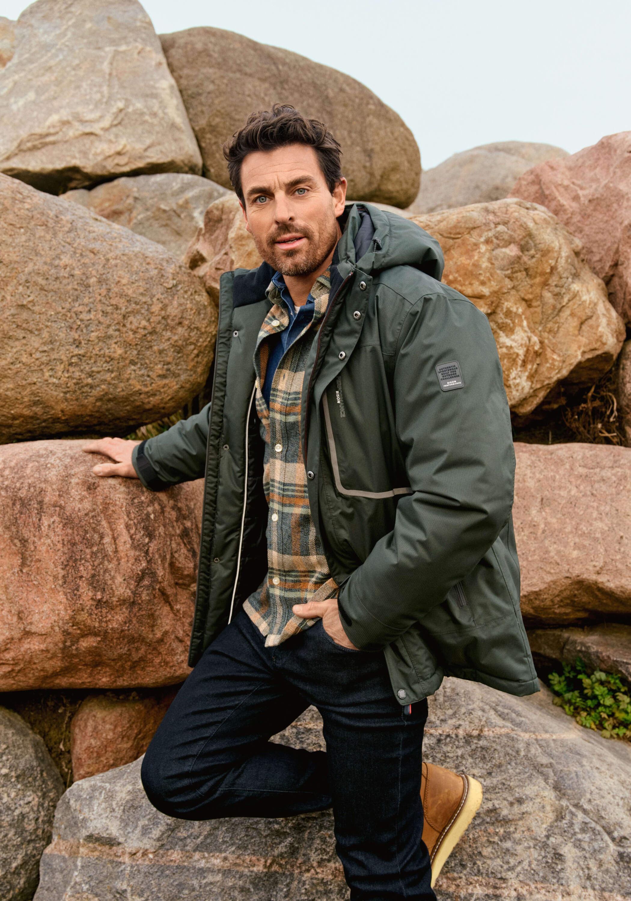 BISON Outdoorhemd »Hemdjacke Regular Fit«