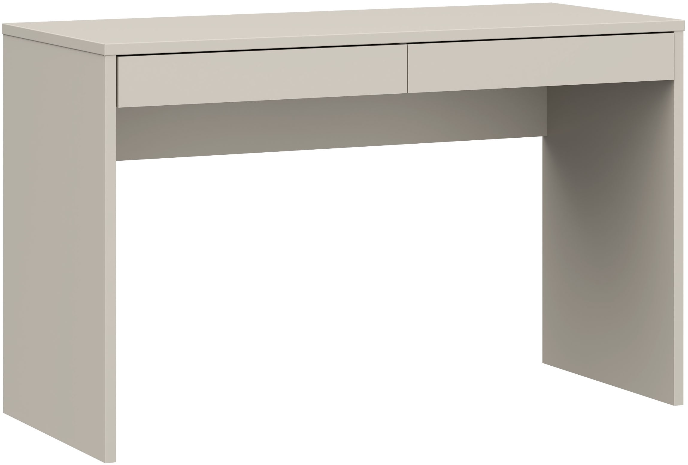 FORTE Schreibtisch "Milles" 2 Schubkästen mit Vollauszug, B/H/T 124,8/77,3/ günstig online kaufen