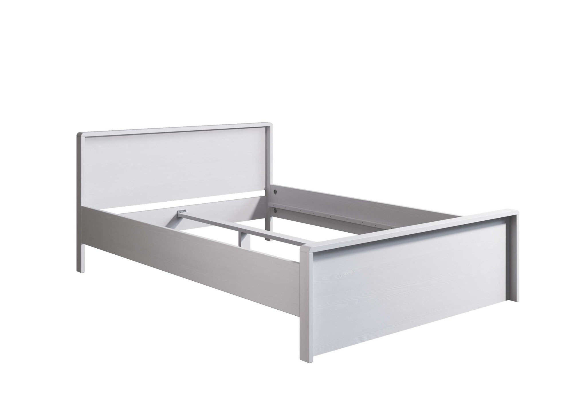 Home affaire Massivholzbett »Luven, hohe Belastbarkeit! FSC® zertifiziertes Massivholz«, (Breite/Belastbarkeit 180cm/220 KG, 140cm/180 KG), aus massiver Kiefer im schlichten Design