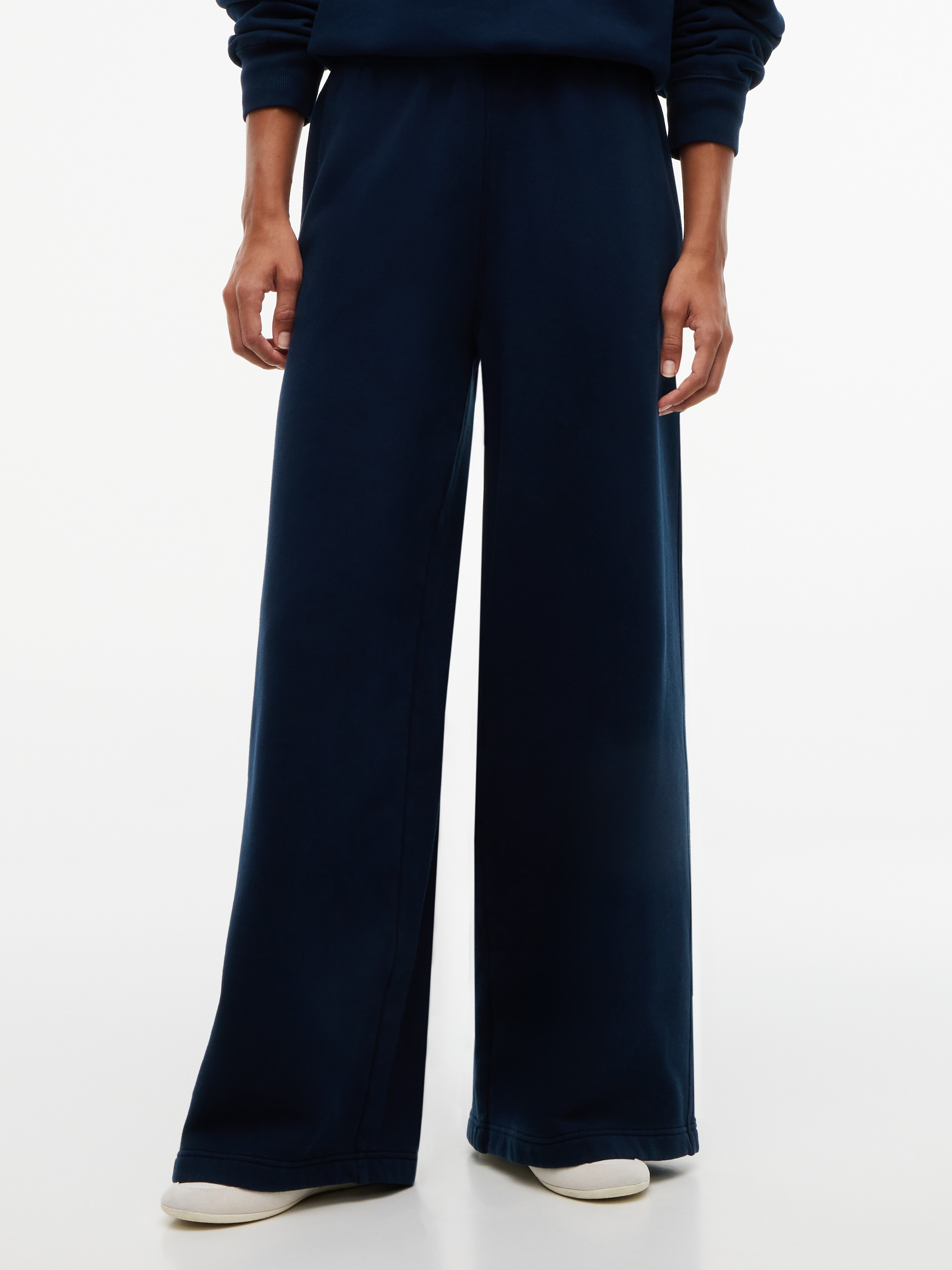 Tommy Jeans Sweathose "TJW WIDE LEG SCRIPT SWEATPANTS" Baumwollmischung, lässig geschnitten