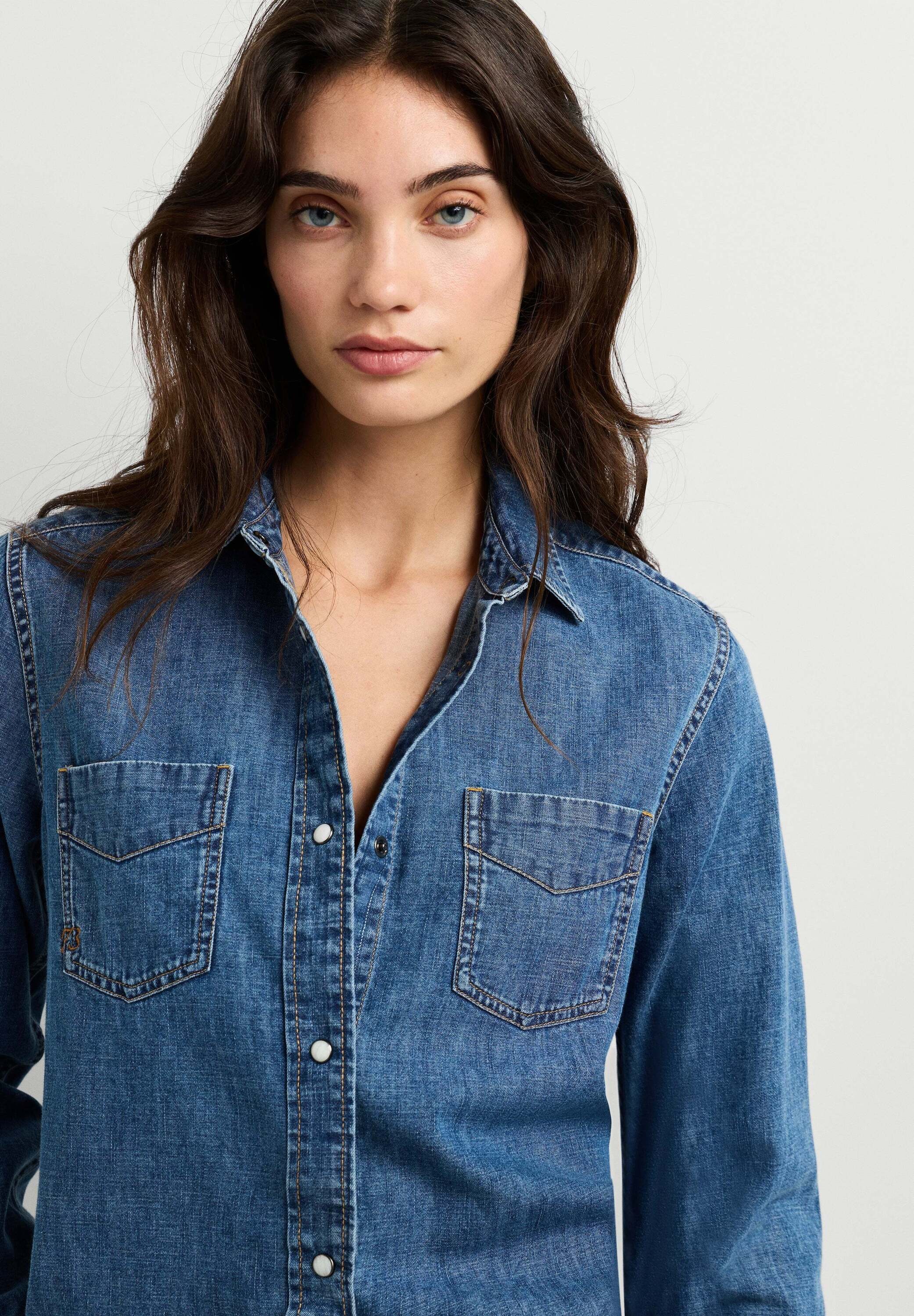 Pepe Jeans T-Shirt »denim shirt ABBEY AUTHENTIC SHIRT«