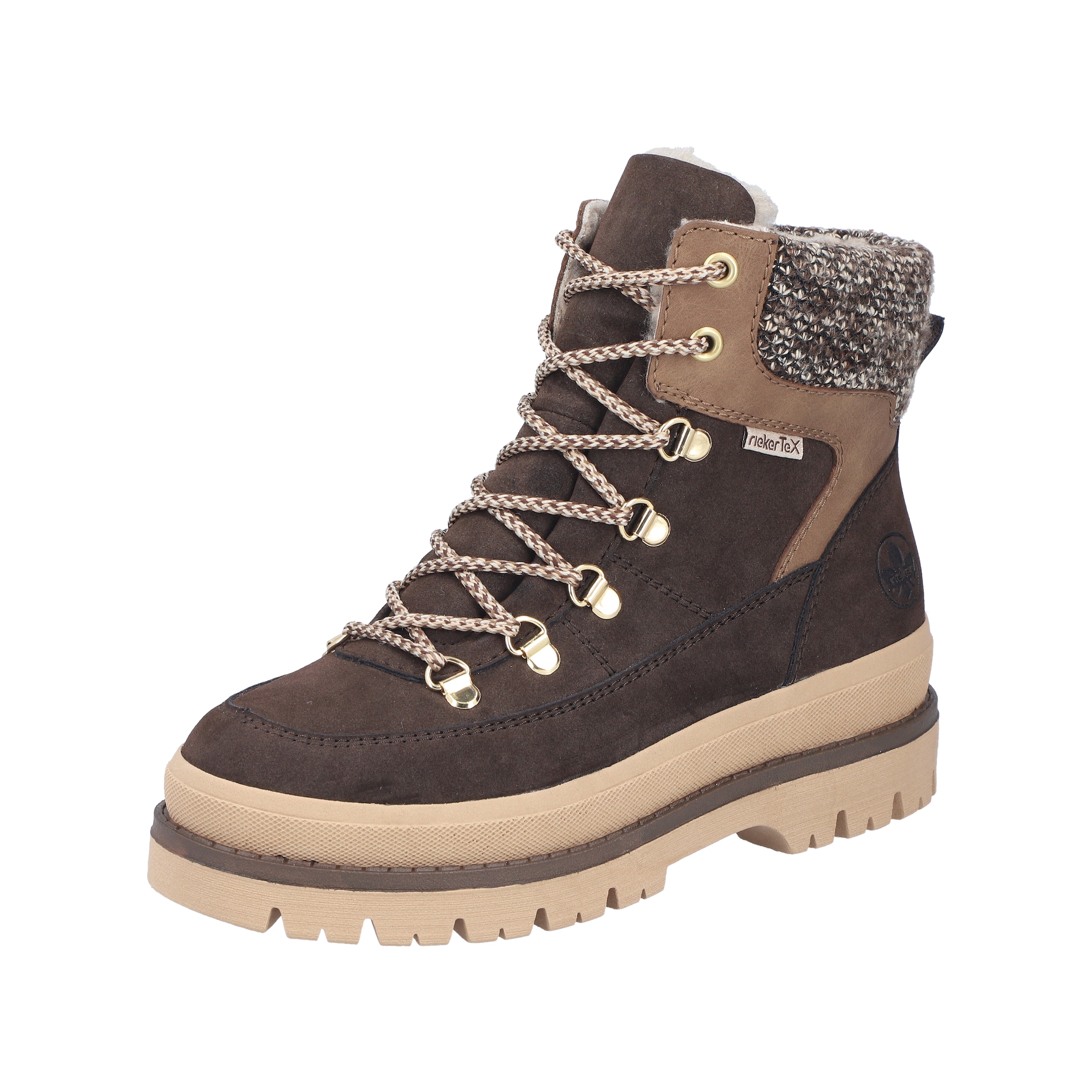 Rieker Winterboots  Winterstiefelette, Outdoorboots mit modischem Kragen