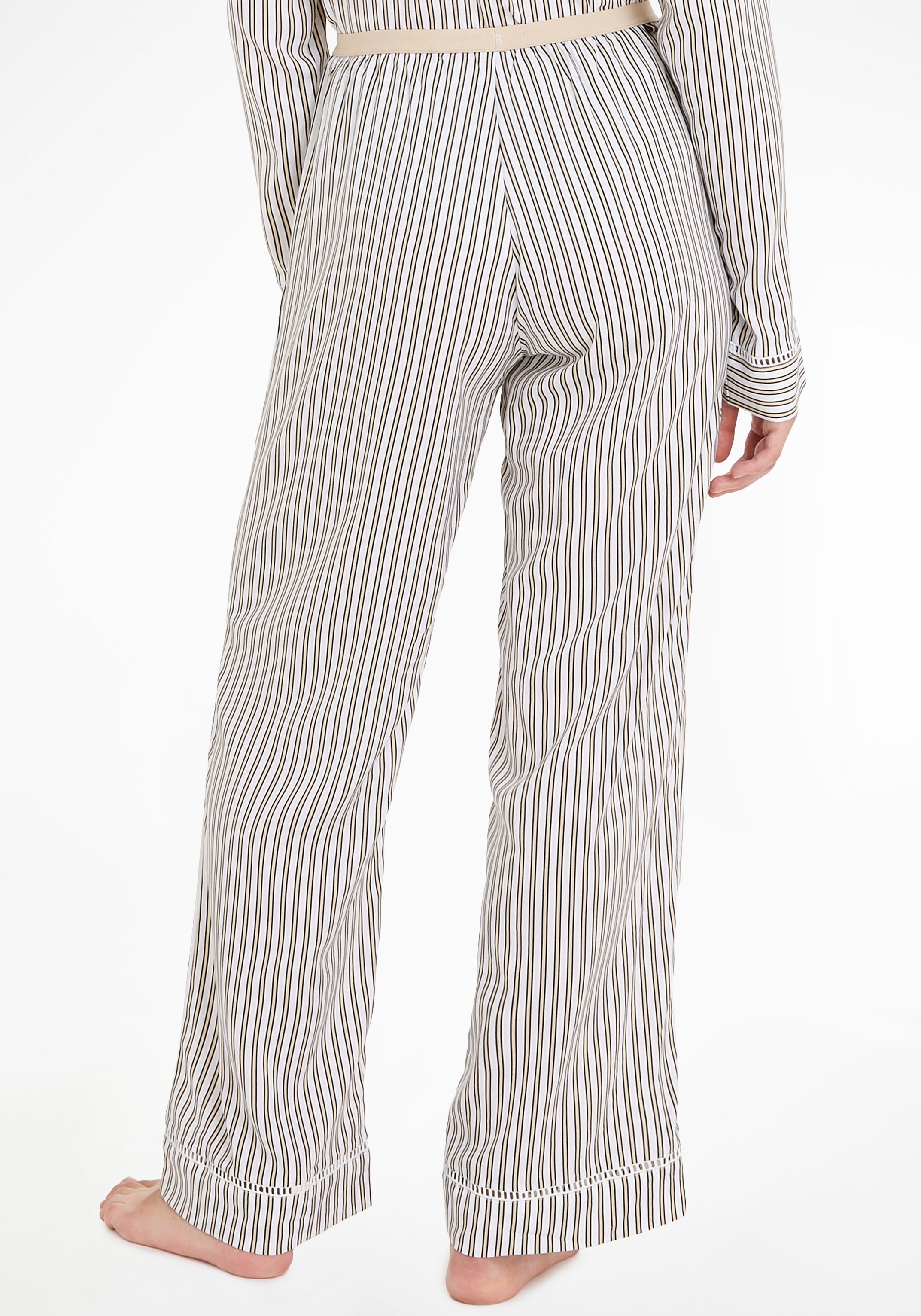 Tommy Hilfiger Underwear Schlafhose »TH WOVEN PANTS«, mit farblich  abgesetztem Bündchen mit Tommy Hilfiger Schriftzug für bestellen | BAUR
