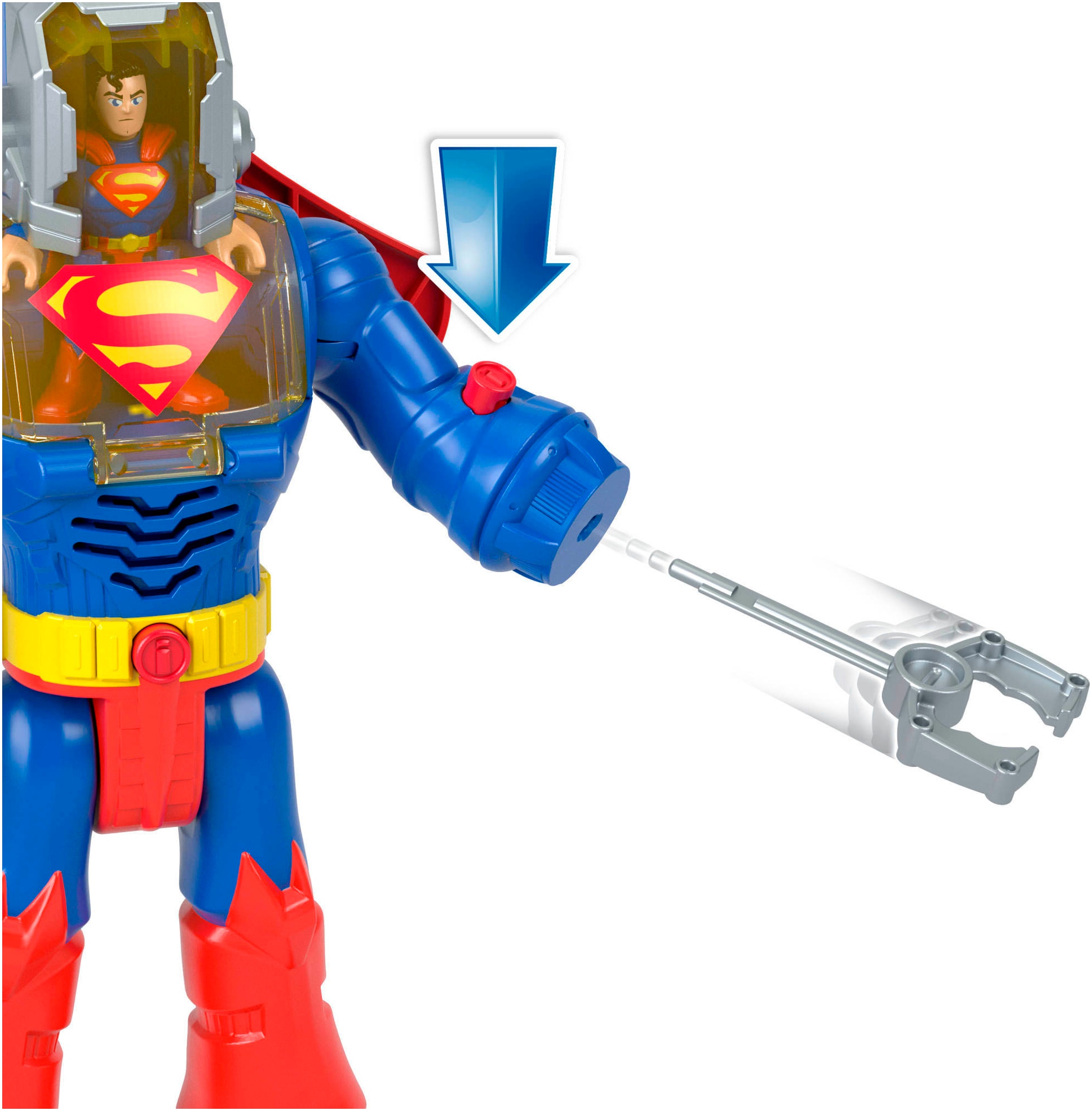 Mattel® Actionfigur »Imaginext DC Super Friends Superman Insider im Exo-Anzug«