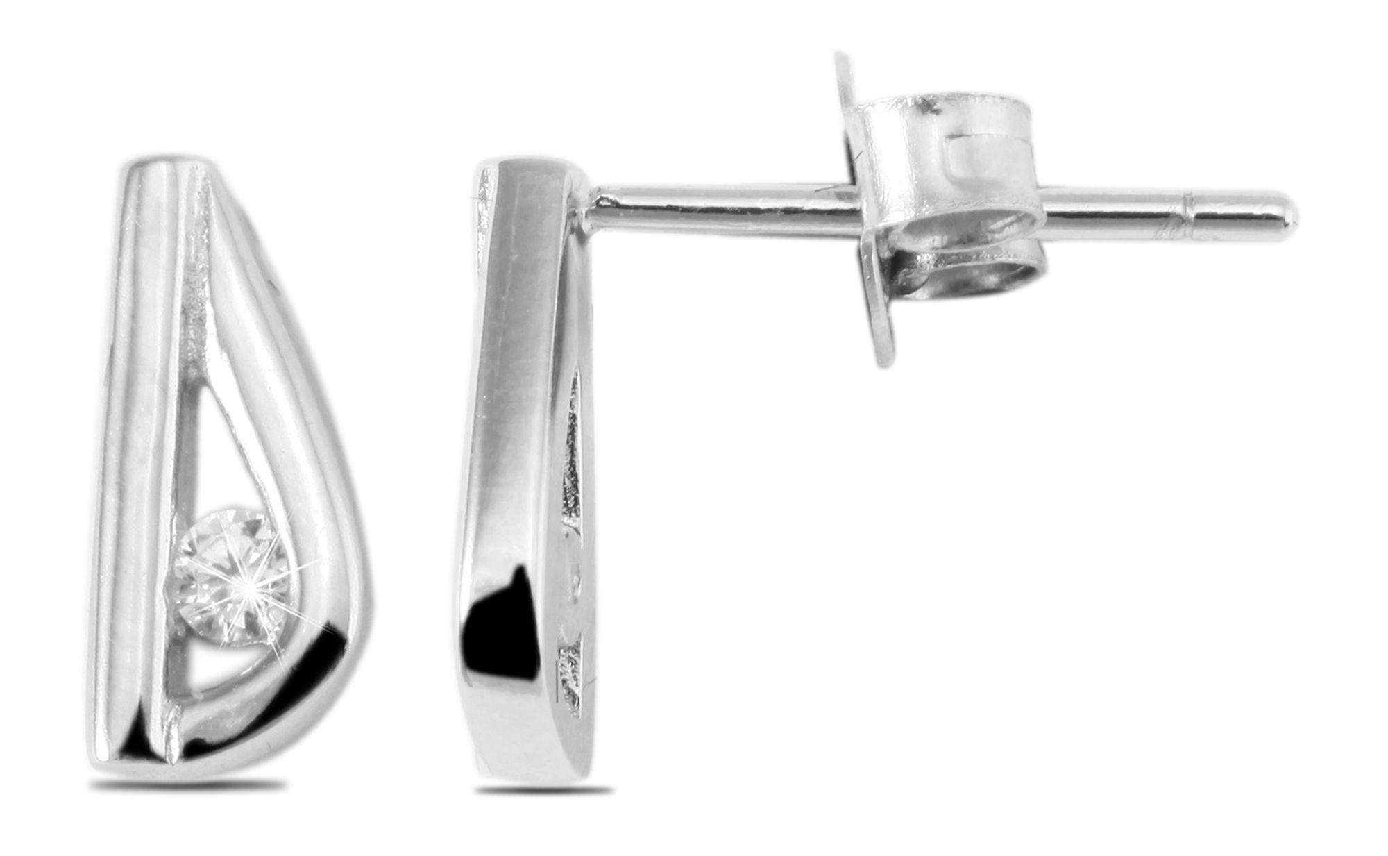 Adelia´s Paar Ohrhänger "Damen Ohrringe – Ohrstecker aus 925 Silber mit Zir günstig online kaufen