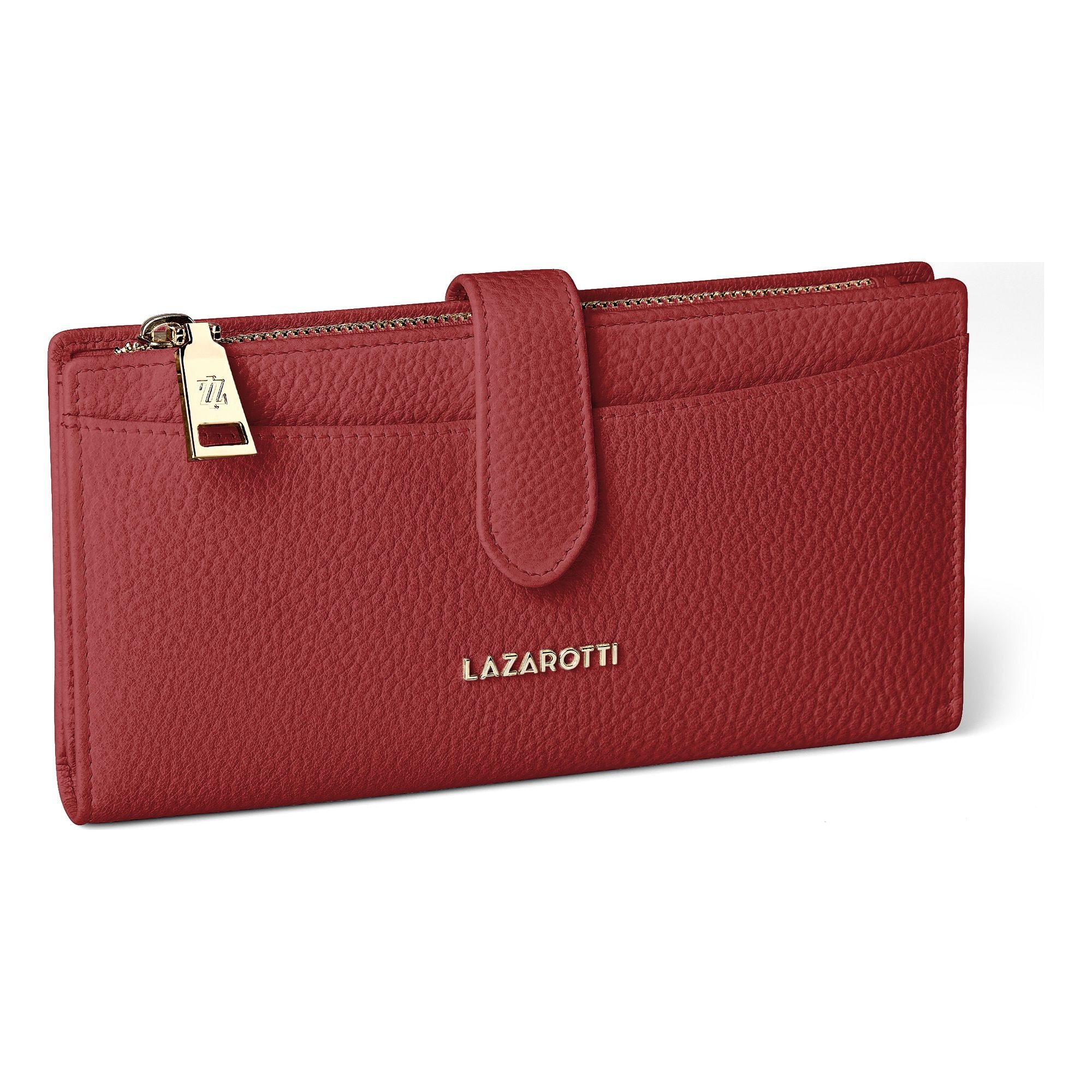 Lazarotti »Bologna Leather Geldbörse Leder 20 cm«
