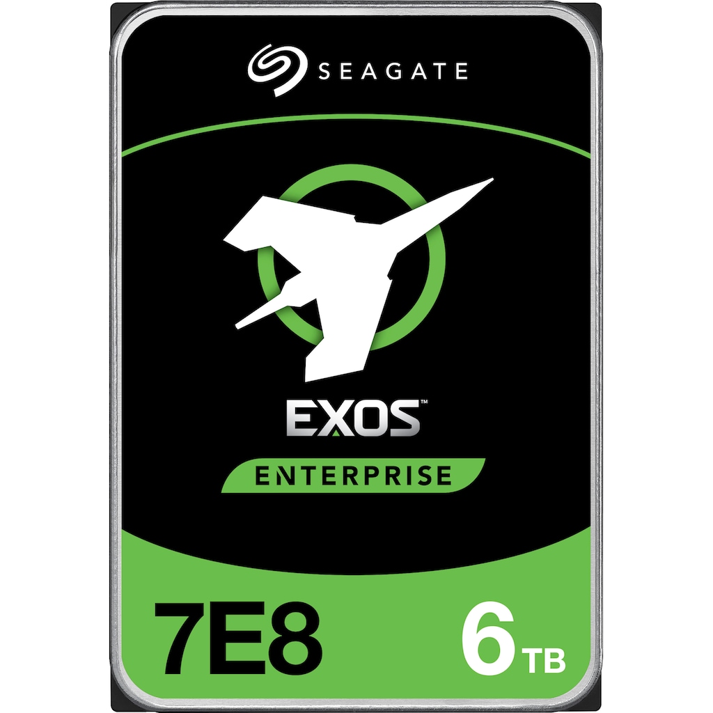 Seagate HDD-Server-Festplatte »Exos 7E8 6TB SATA 512e/4Kn«, Anschluss SATA