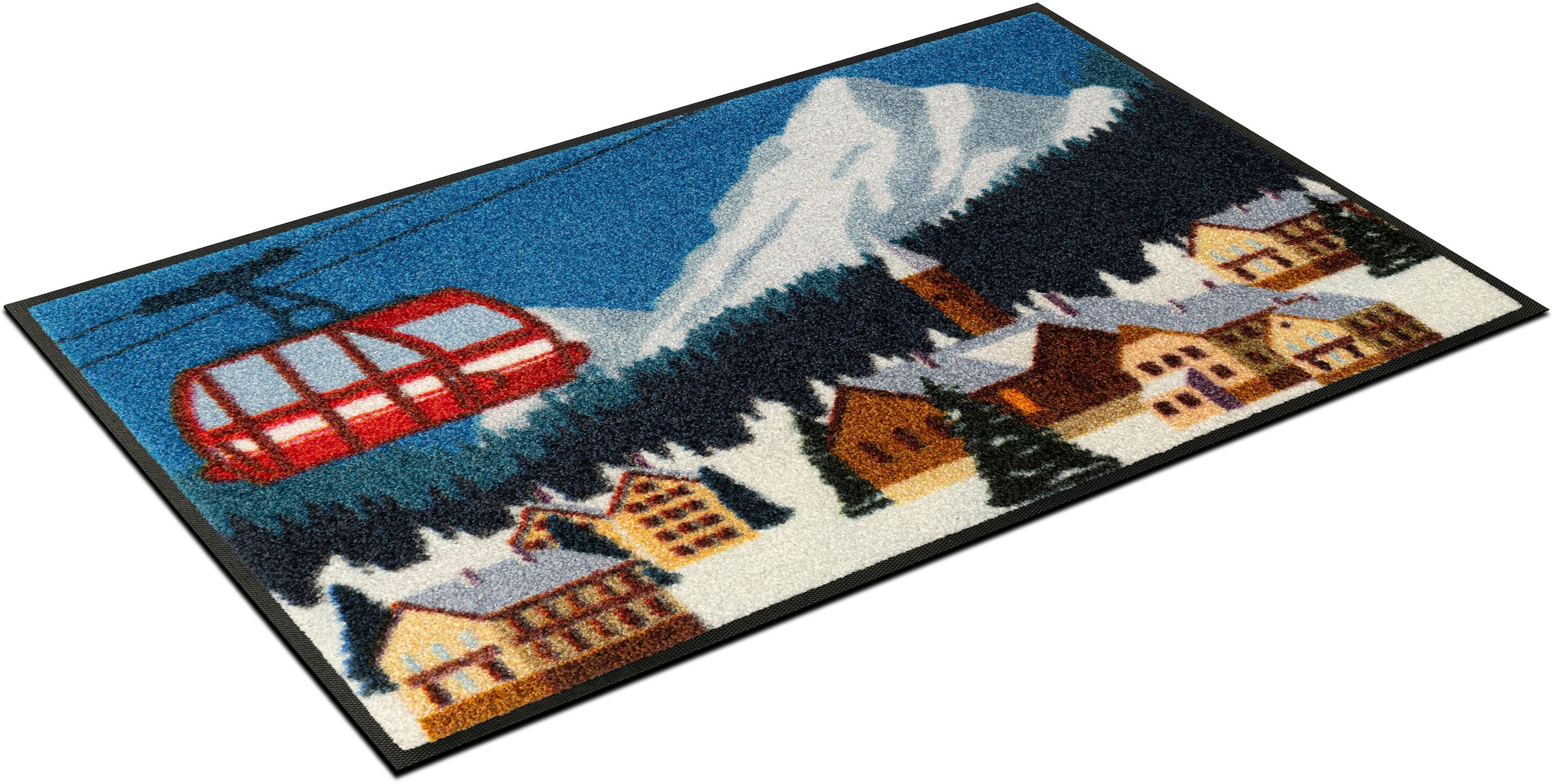 wash+dry by Kleen-Tex Fußmatte »Alpine Mood«, rechteckig, 7 mm Höhe