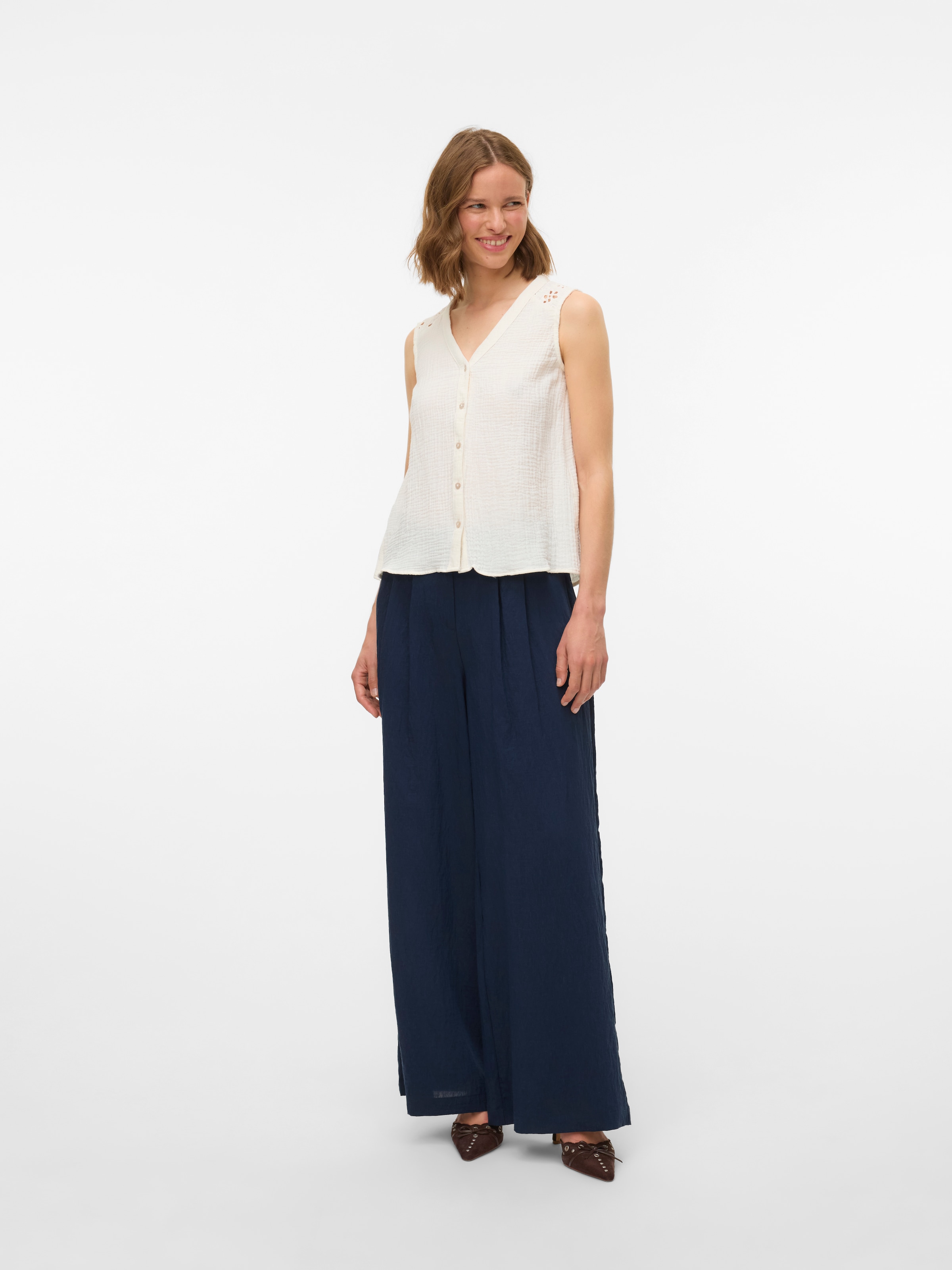 Vero Moda Blusentop »VMNATALI SL TOP WVN GA«