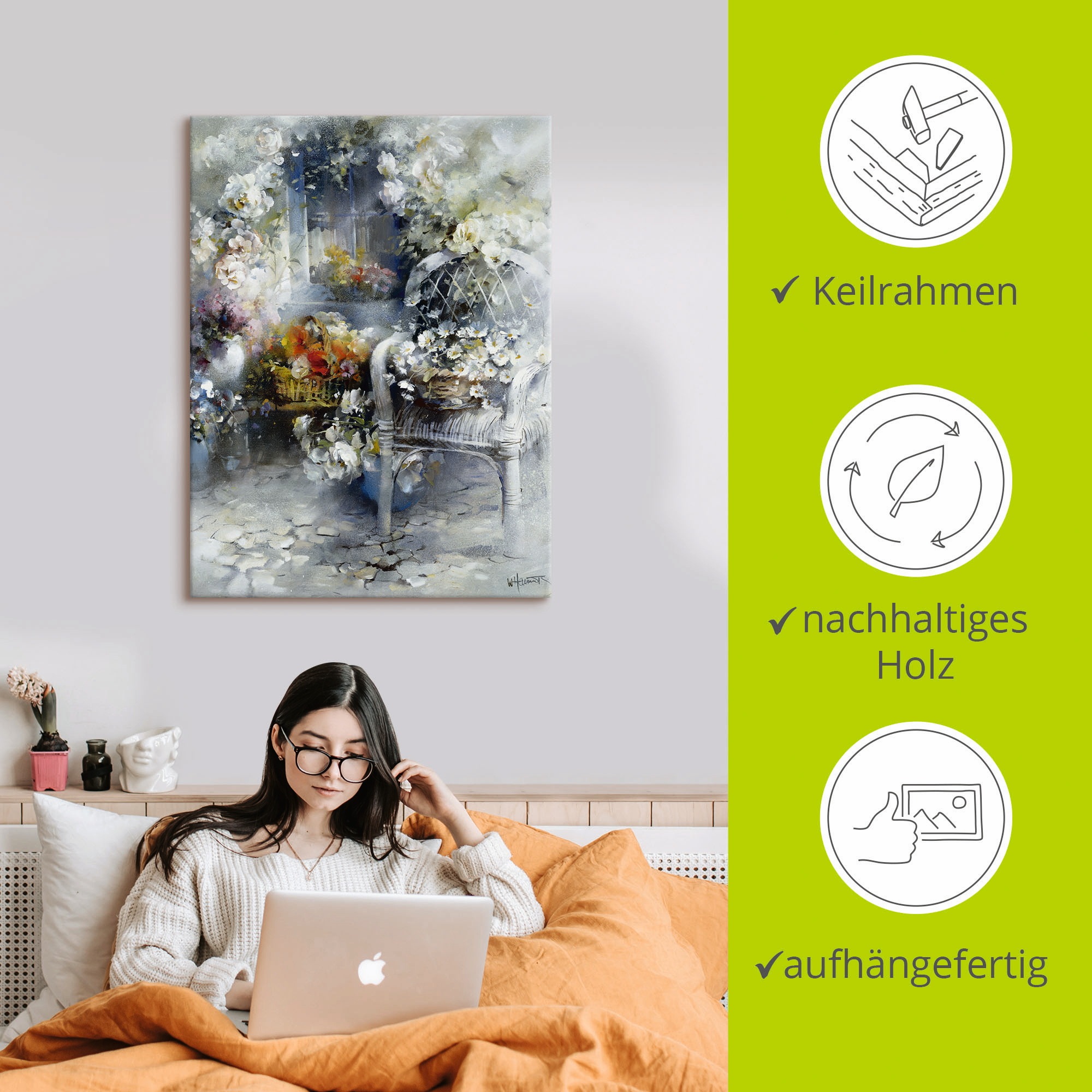 Artland Wandbild »Magischer Moment«, Arrangements, (1 St.), als Leinwandbild, Poster in verschied. Größen